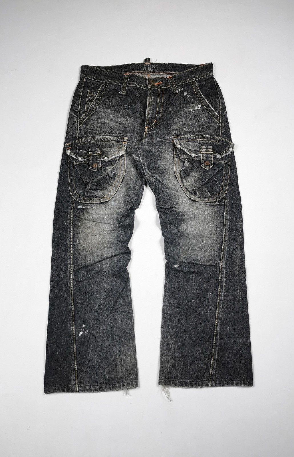 Edwin Bootcut Edwin Cargo Utility Black Jeans Size US 32 / EU 48 - 1 Thumbnail