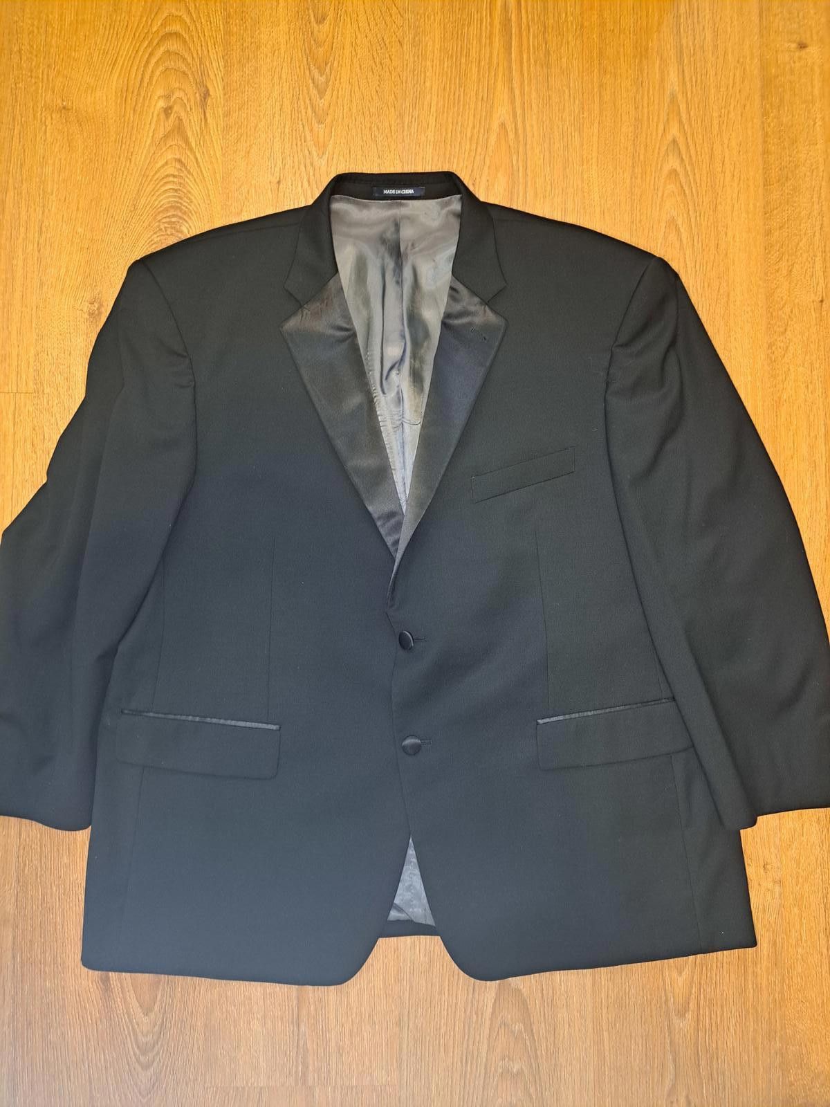 Jos. A. Bank Jos A Bank Tuxedo Jacket Mens 46S Black Wool Double Vented Size 46S - 1 Thumbnail