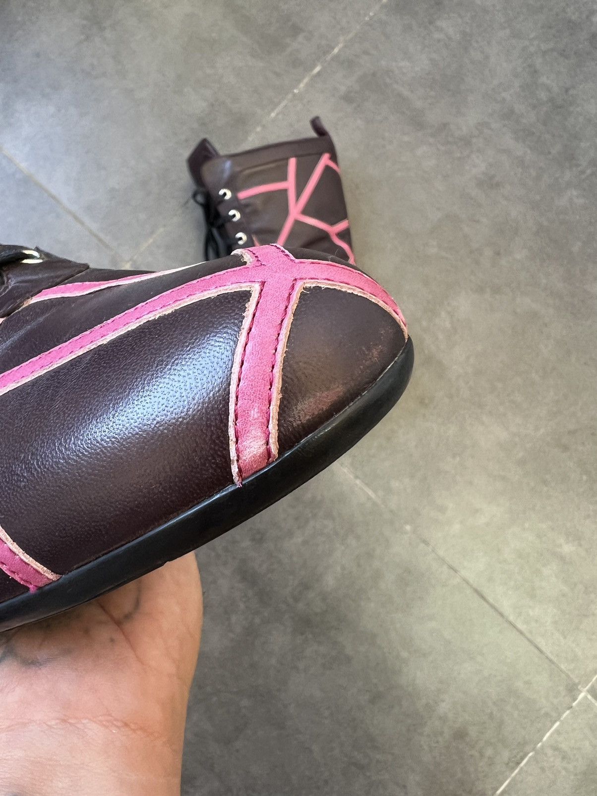 Yohji Yamamoto Archive 2008 Yohji Yamamoto x Salvatore Ferragamo high boots Size US 7.5 / EU 40-41 - 7 Thumbnail