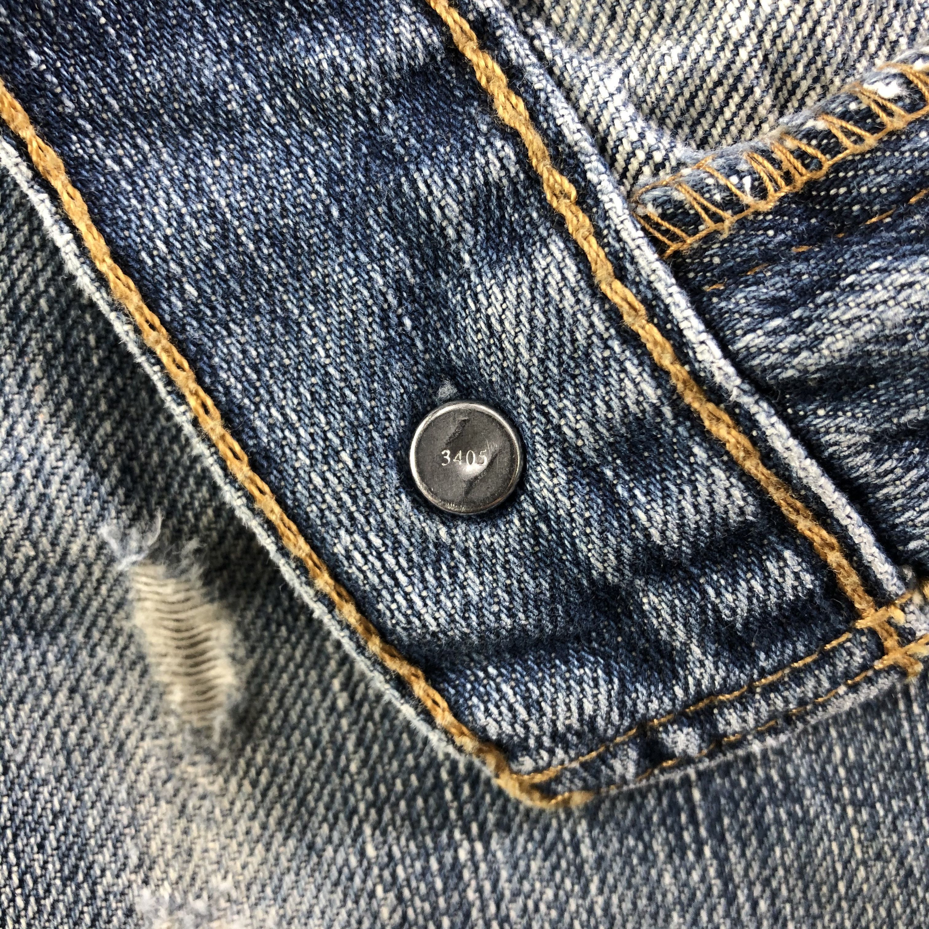 Levi's × Vintage Vintage Blue Wash Levis 505 Jeans-JM3467 Size 33" - 9 Thumbnail
