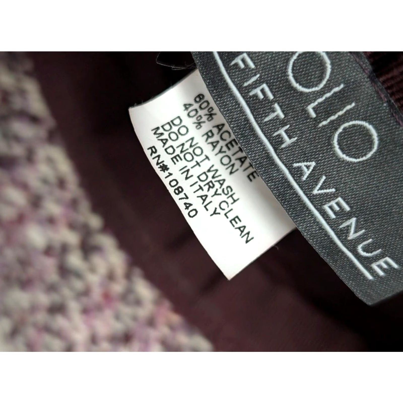 Saks Fifth Avenue VINTAGE Saks Fifth Avenue bucket hat KNIT wool tweed PINK ITALY WOMEN ONE SIZE Size ONE SIZE - 7 Thumbnail