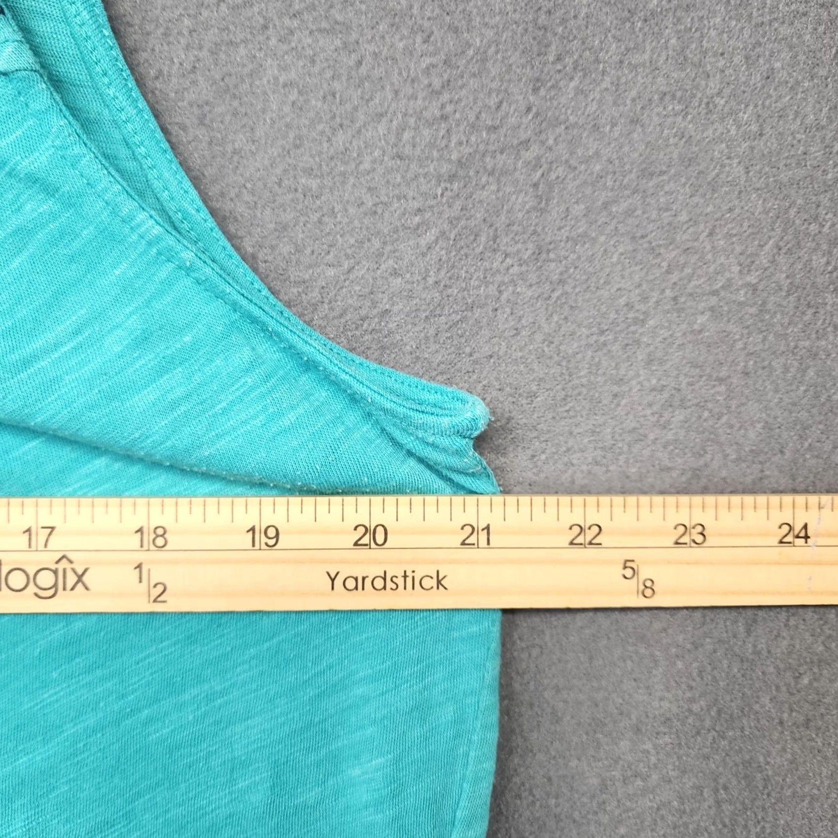 Altea Kelly Renee Tank Top Womens 0X Teal Embroidered Sleeveless Boho Lightweight Shirt Adults Womens Size XL / US 12-14 / IT 48-50 - 6 Thumbnail
