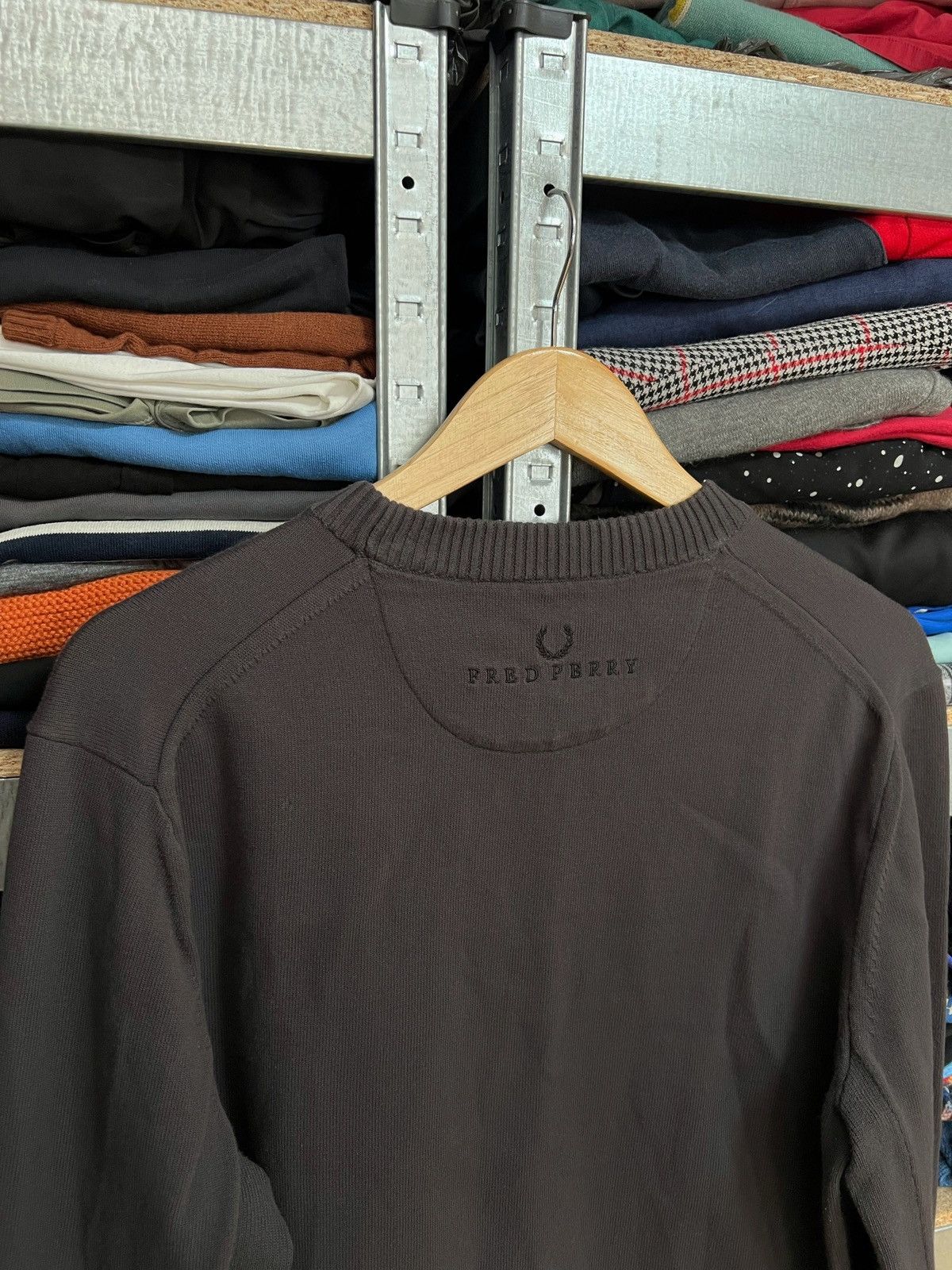 Fred Perry Fred Perry Sweater Green Knitted Sweatshirt Logo Jumper Sz L Size US L / EU 52-54 / 3 - 4 Thumbnail