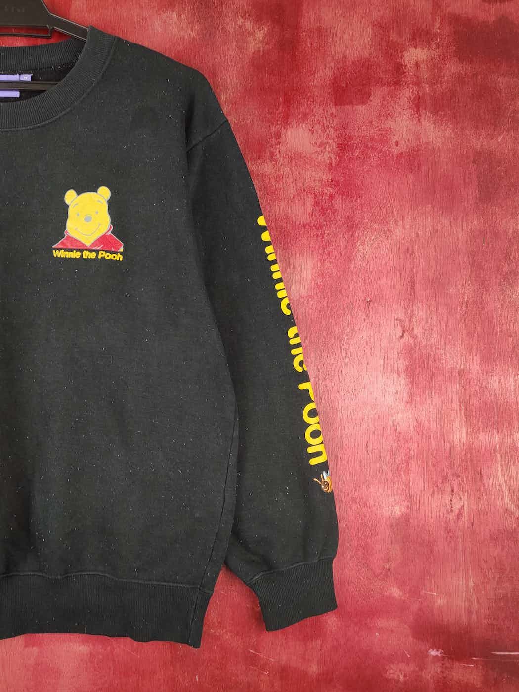 Cartoon Network × Disney × Vintage vintage Disney Black Winnie the Pooh Sweatshirts #S1552 Size M / US 6-8 / IT 42-44 - 8 Thumbnail