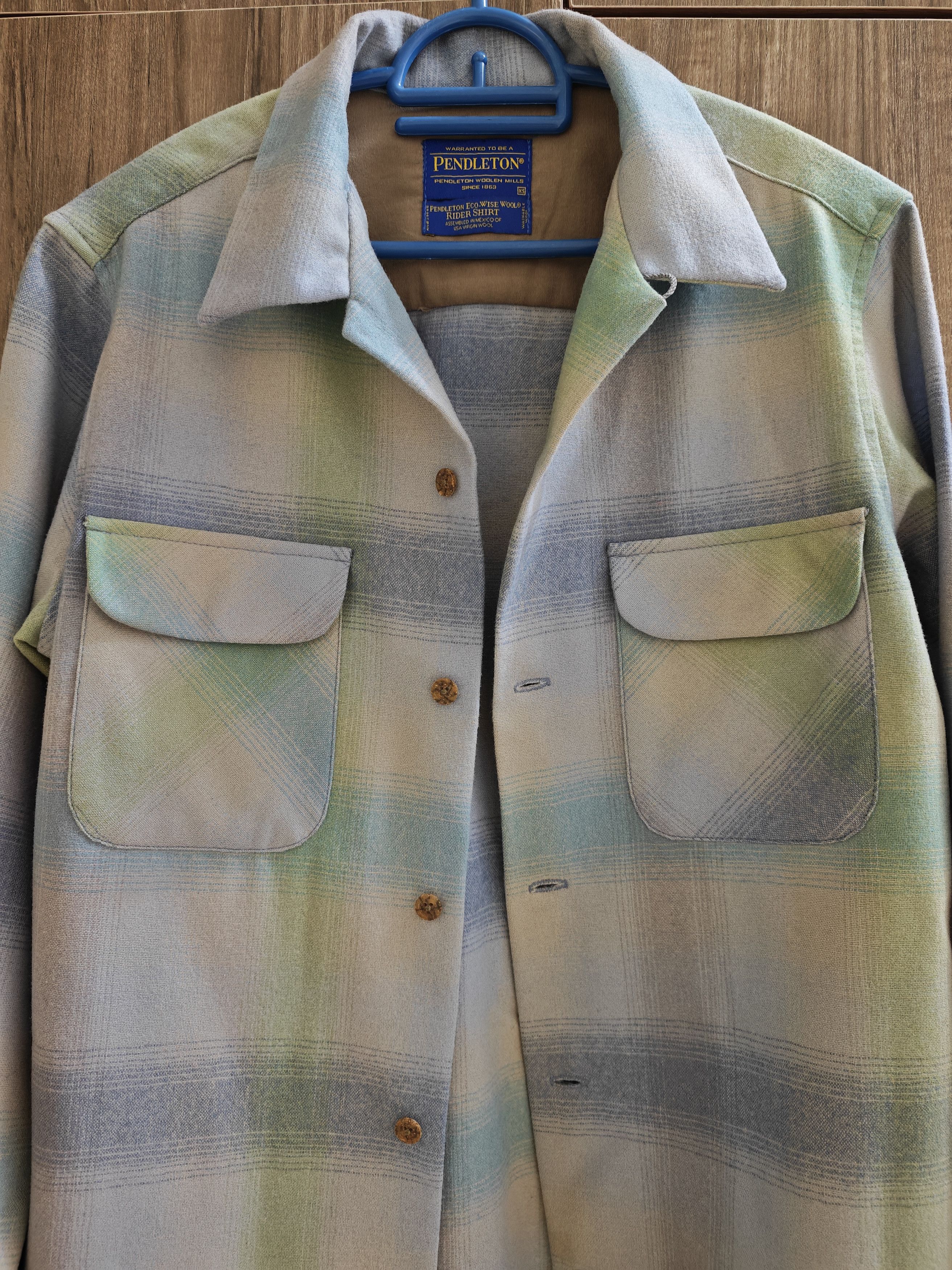 Pendleton Pendleton Shadow Plaid Open Loop Collar 60s Vintage Style Size US XS / EU 42 / 0 - 5 Thumbnail