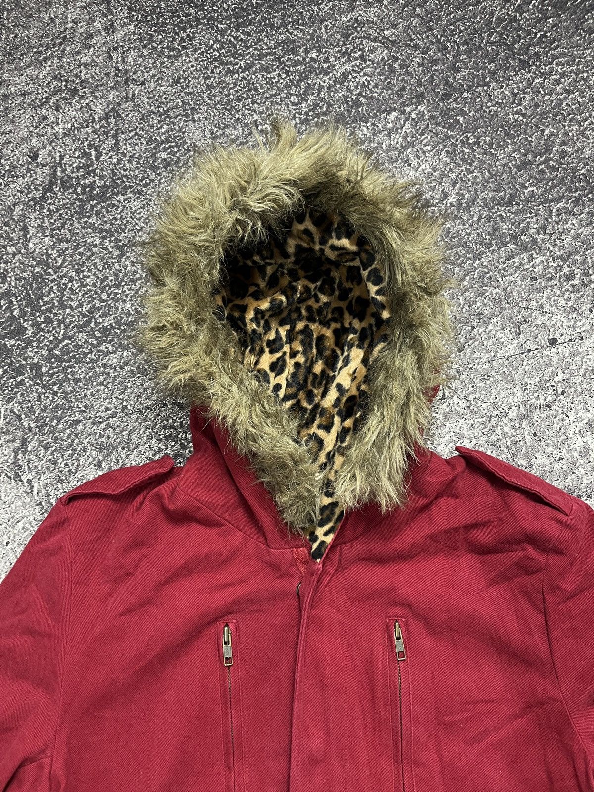Kazuyuki Kumagai Attachment Attachment leopard parka fur jaket Size US L / EU 52-54 / 3 - 2 Thumbnail