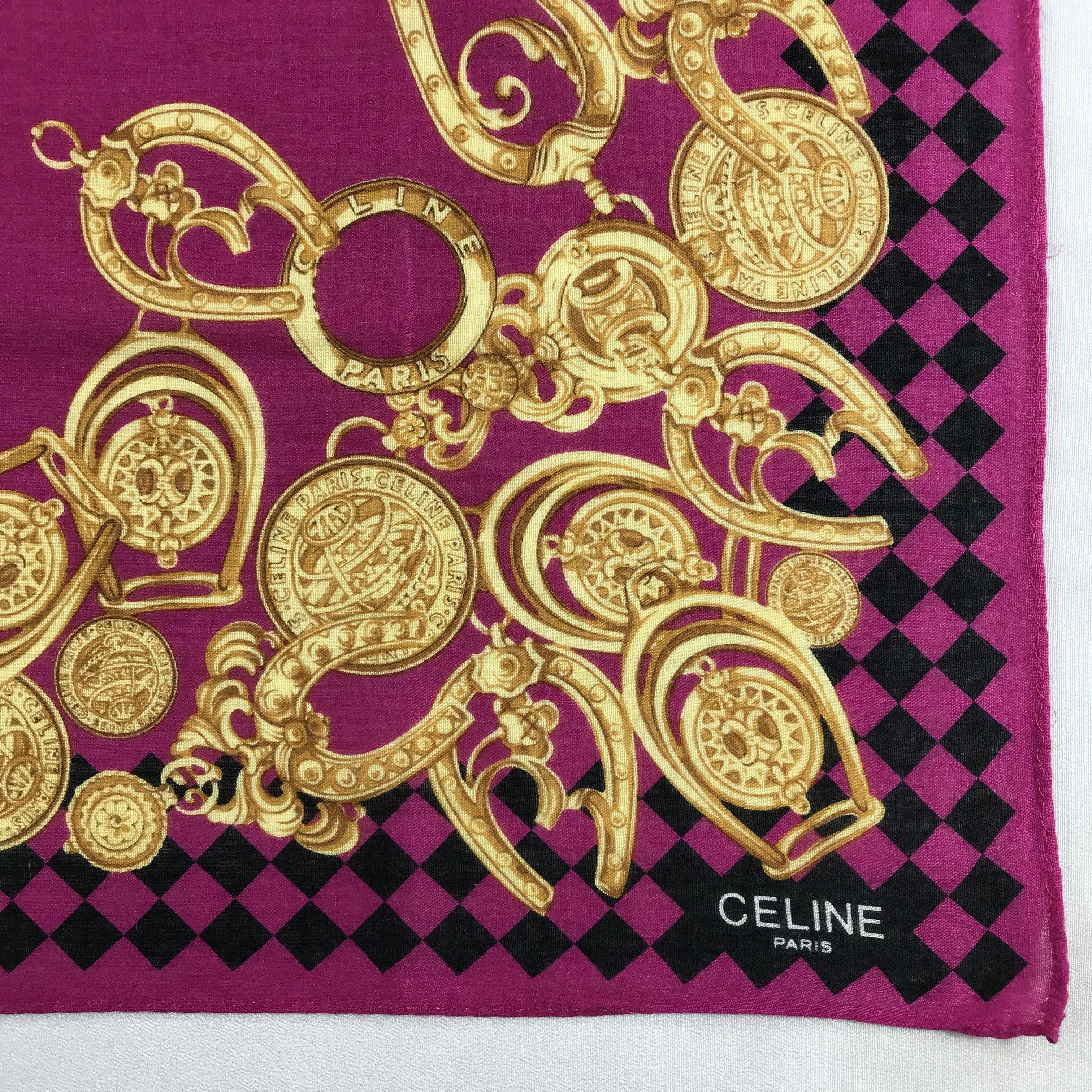 Celine Celine Handkerchief / Bandana / Neckerchief C723 Size ONE SIZE - 6 Thumbnail