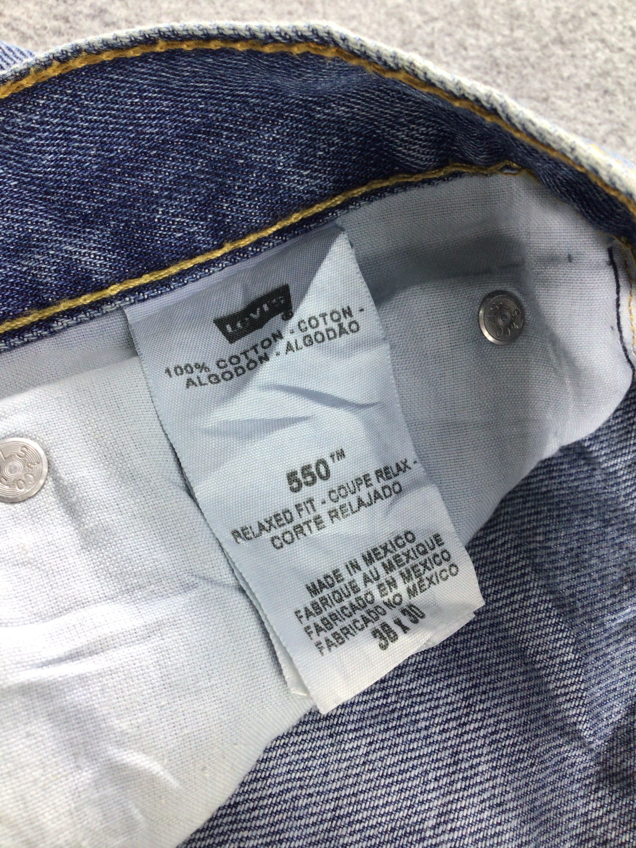 Levi's Vintage Levis 550 Jeans Medium Wash Denim -J452 Size US 39 - 10 Thumbnail