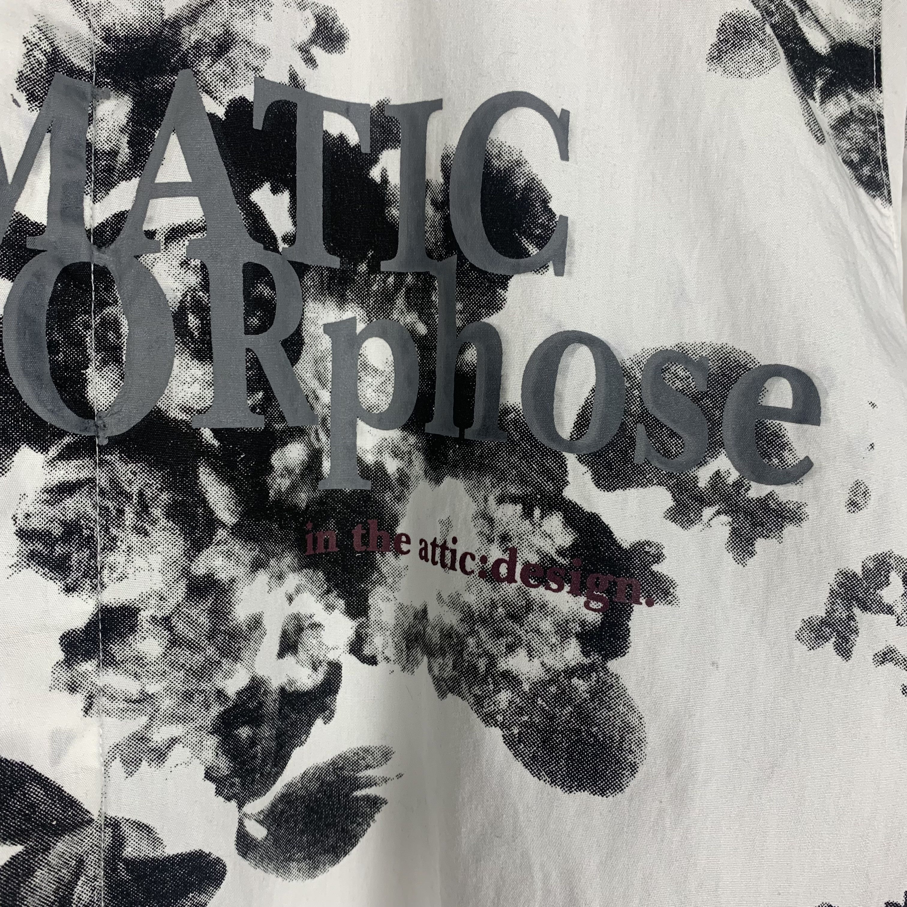 Japanese Brand Dramatic Metamorphose IN THE ATTIC Shirt Poem Anarchy Opium Size US L / EU 52-54 / 3 - 4 Thumbnail