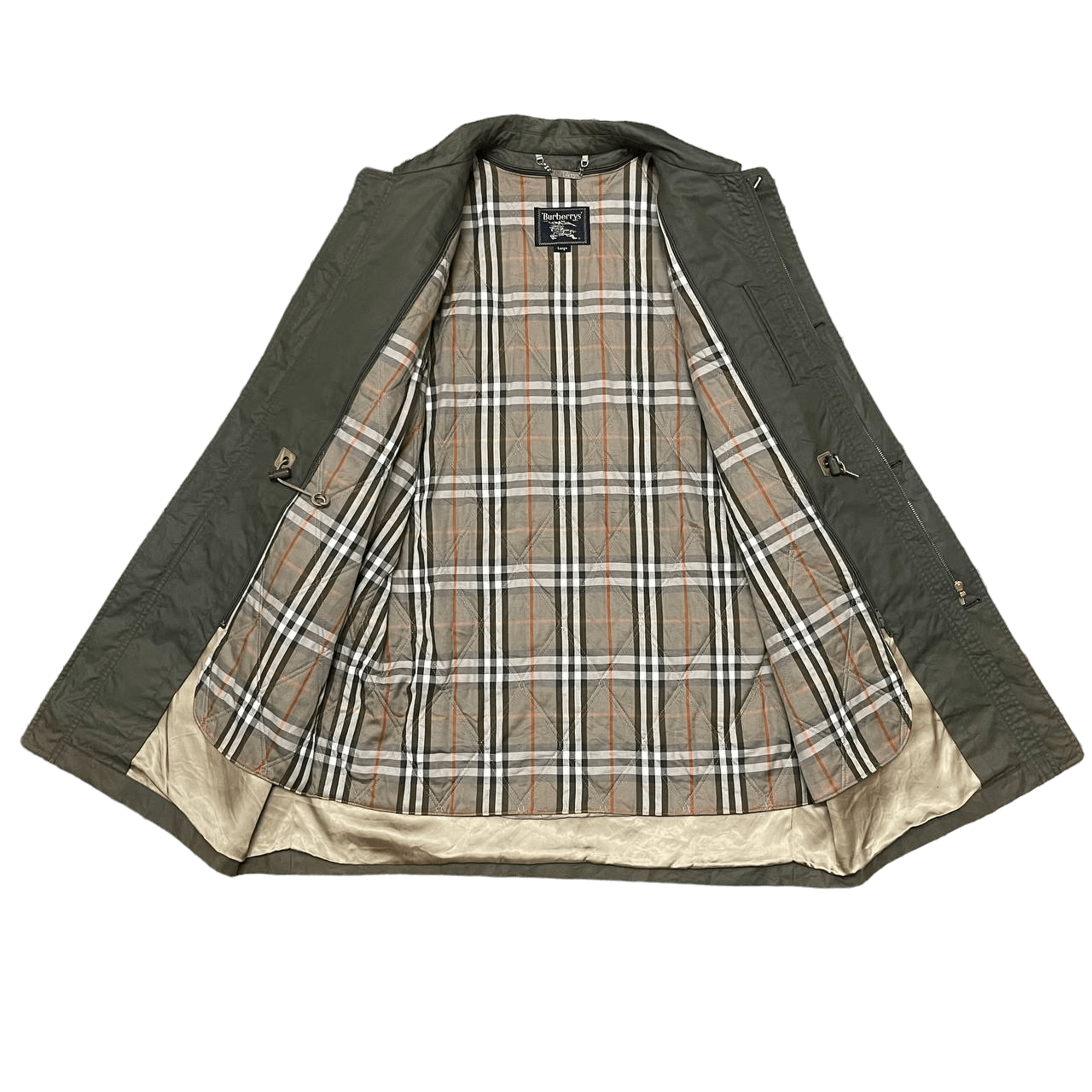 Burberry Vintage Burberry Nova Check Trench Coat Size US L / EU 52-54 / 3 - 8 Thumbnail