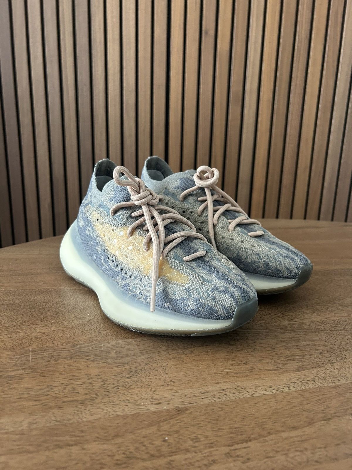 adidas gazelle silver green womens Yeezy Boost 380 Azure (Non-Reflective)