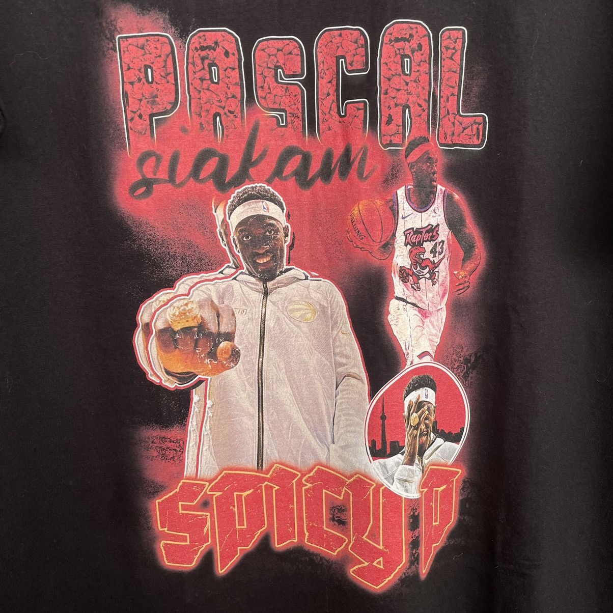 NBA × Rap Tees × Vintage Y2K Pascal Siakam Toronto Raptors NBA Rap T Shirt Size US L / EU 52-54 / 3 - 2 Thumbnail