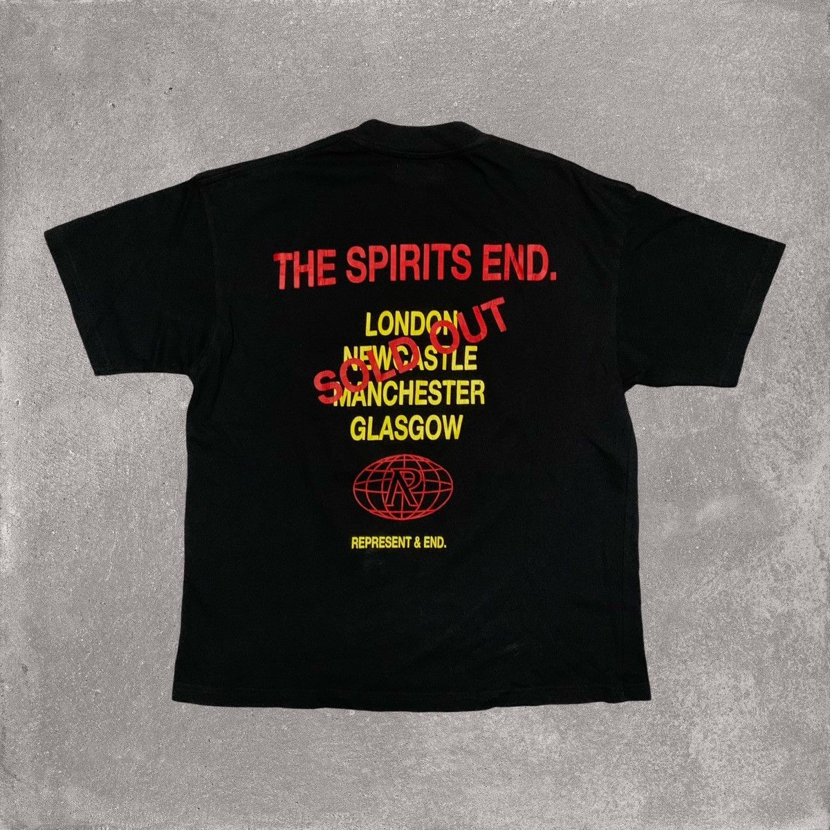 Represent Clo. Represent Small The Spirits End Jet Black Tee Size US S / EU 44-46 / 1 - 2 Thumbnail