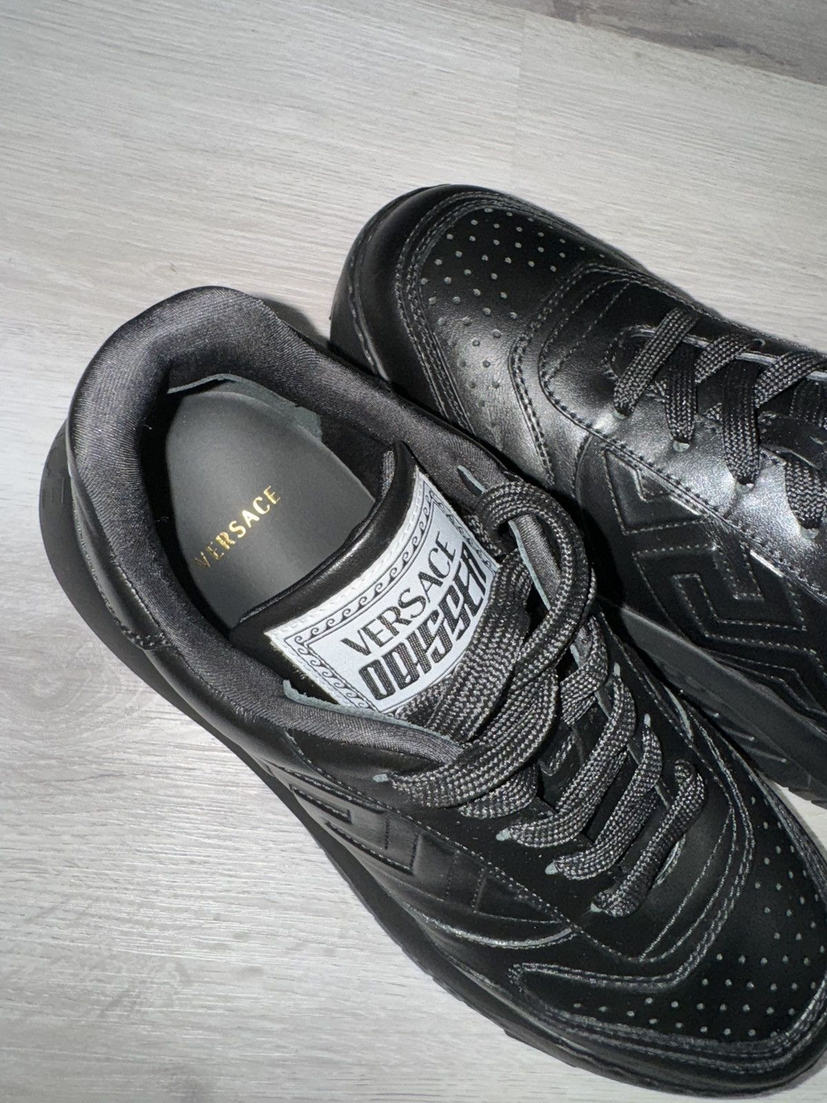 Versace Versace Black Odissea Sneakers Size US 8 / EU 41 - 3 Thumbnail