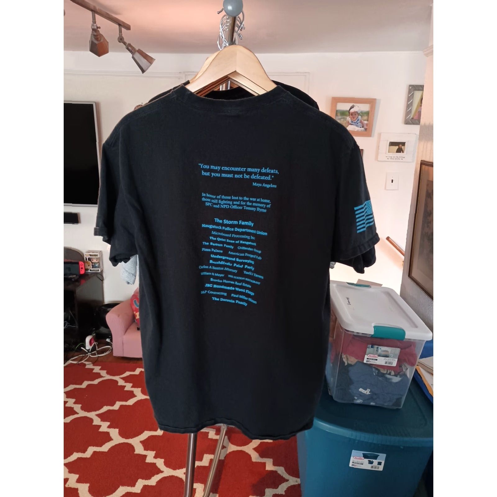 Port & Company United Against Veteran Suicide T-shirt Men L Black Port & Company Shirt Size US L / EU 52-54 / 3 - 4 Thumbnail