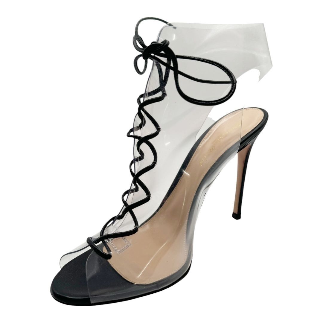 Gianvito Rossi Gianvito Rossi PVC Naked Lace-Up Booties NWOT Size US 8.5 / IT 38.5 - 1 Thumbnail