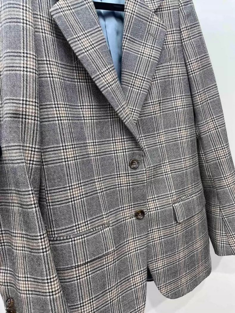 Gucci Gucci Size 38 Plaid suit jacket 2504-Nextarrow Size US XXS / EU 40 - 4 Thumbnail