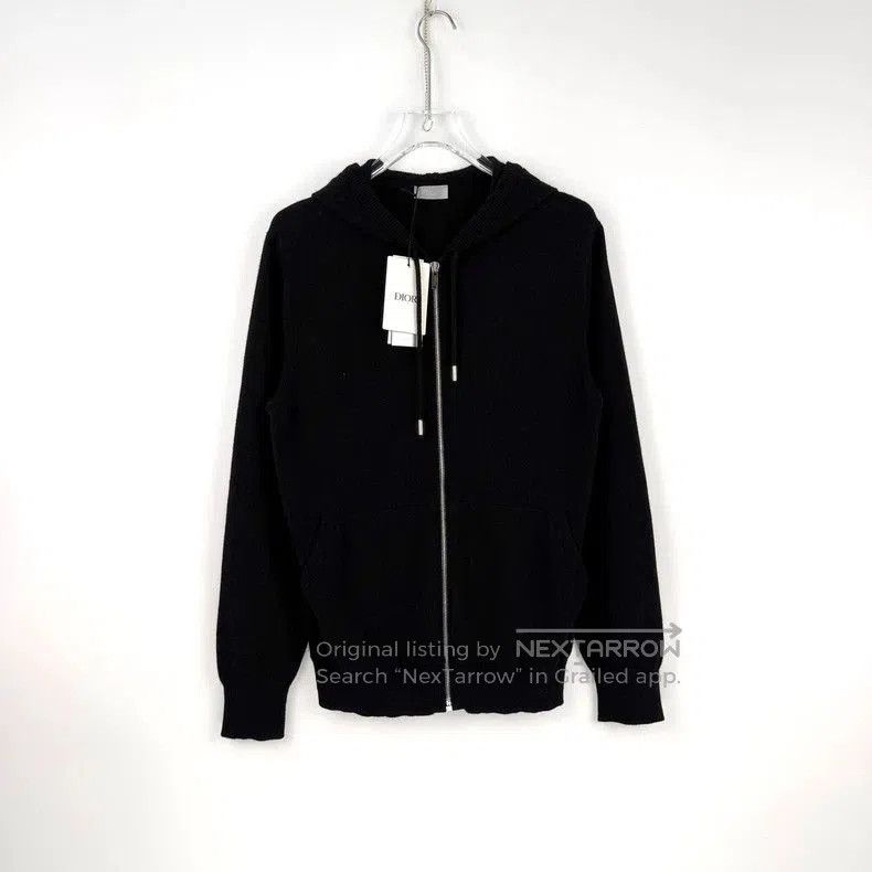 Dior Dior Black Cashmere Zip Hoodie M. Size US M / EU 48-50 / 2 - 3 Thumbnail