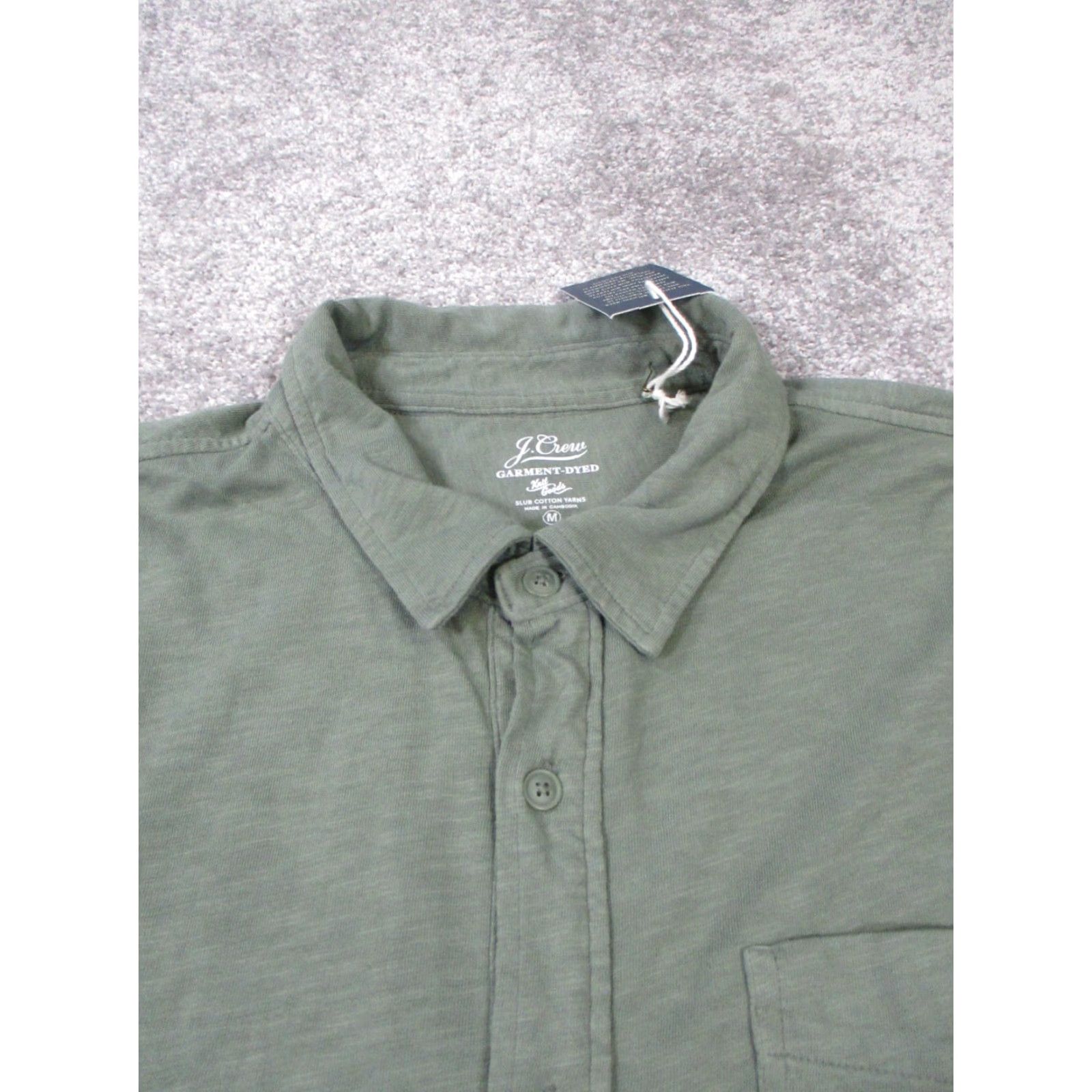 J.Crew J.CREW Button-Up Shirt Mens Medium Green Cotton Long Sleeve Casual Classic Size US M / EU 48-50 / 2 - 2 Thumbnail
