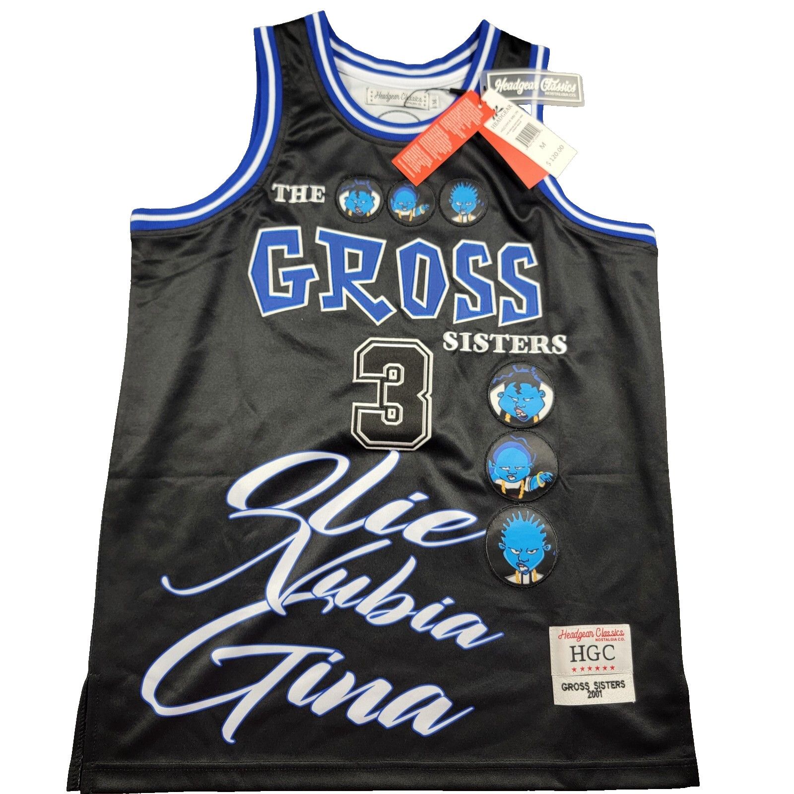 FirstGear Headgear Classics The Gross Sisters Basketball Jersey Sz M Size US M / EU 48-50 / 2 - 1 Thumbnail