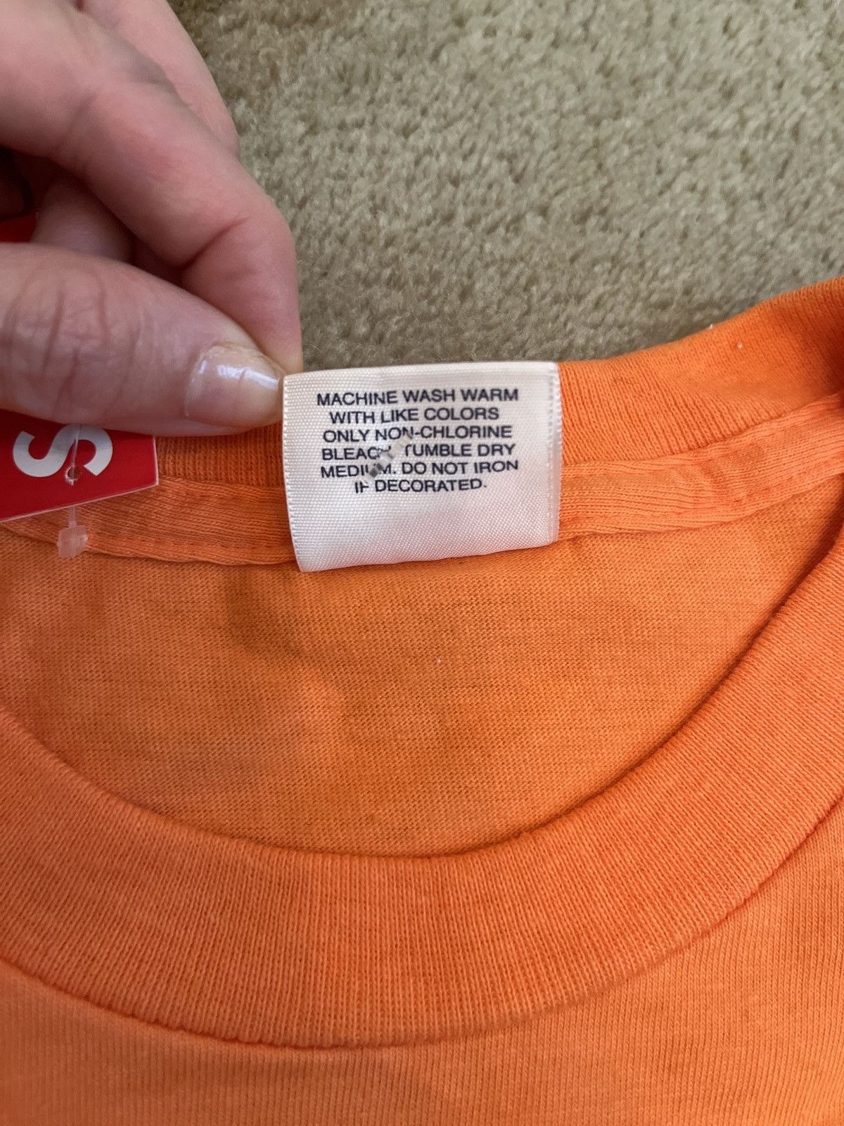 Supreme Kate Moss Orange Tee Size US L / EU 52-54 / 3 - 4 Thumbnail