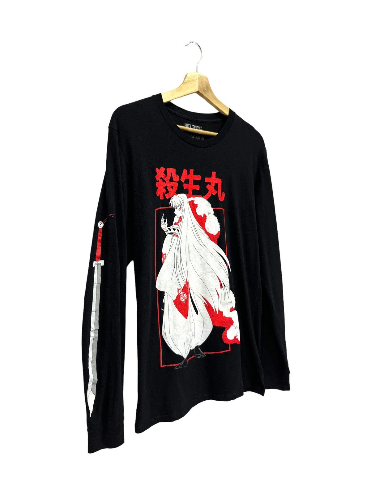 Anime INUYASHA Japanese Manga Animated Fantasy Longsleeve T-Shirt Size US S / EU 44-46 / 1 - 3 Thumbnail