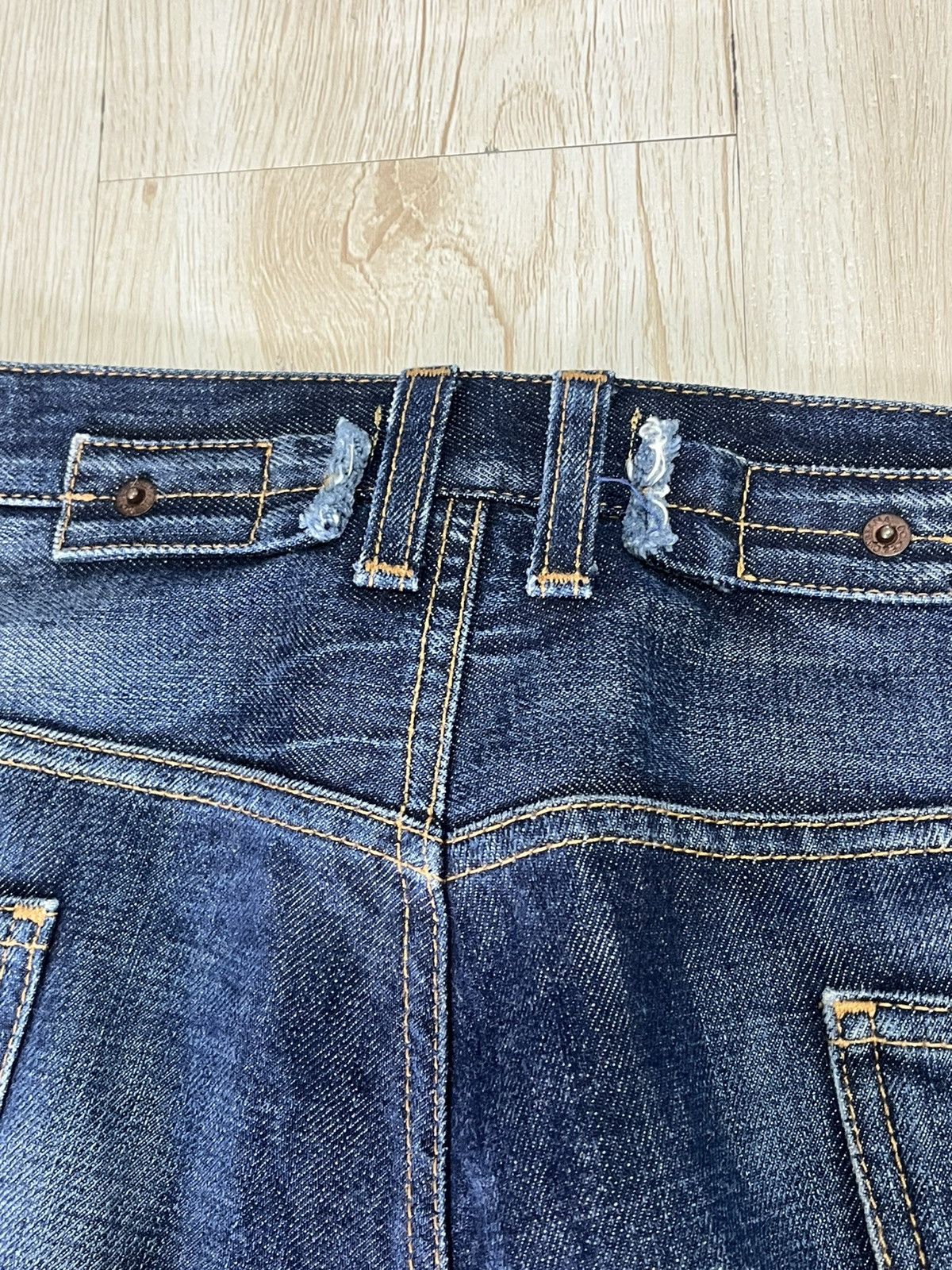 Dolce & Gabbana D&G (Dolce & Gabbana) Dark Blue Straight Leg Jeans Size US 38 / EU 54 - 13 Thumbnail