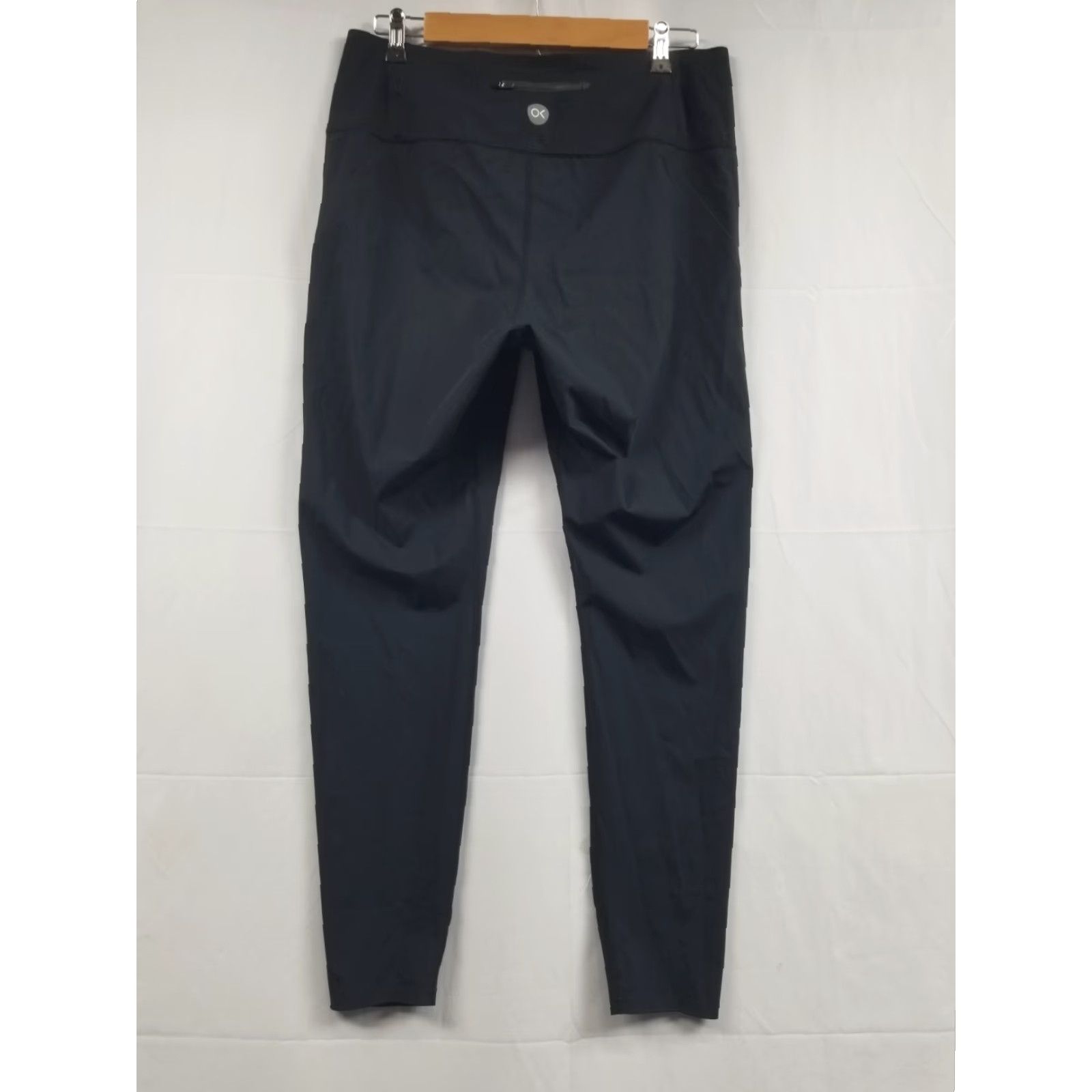 Outerknown Outerknown Leggings Women Black XL Tapered Compression Pockets Stretch Active Gym Casual Workwear Size 40" / US 18 - 2 Thumbnail