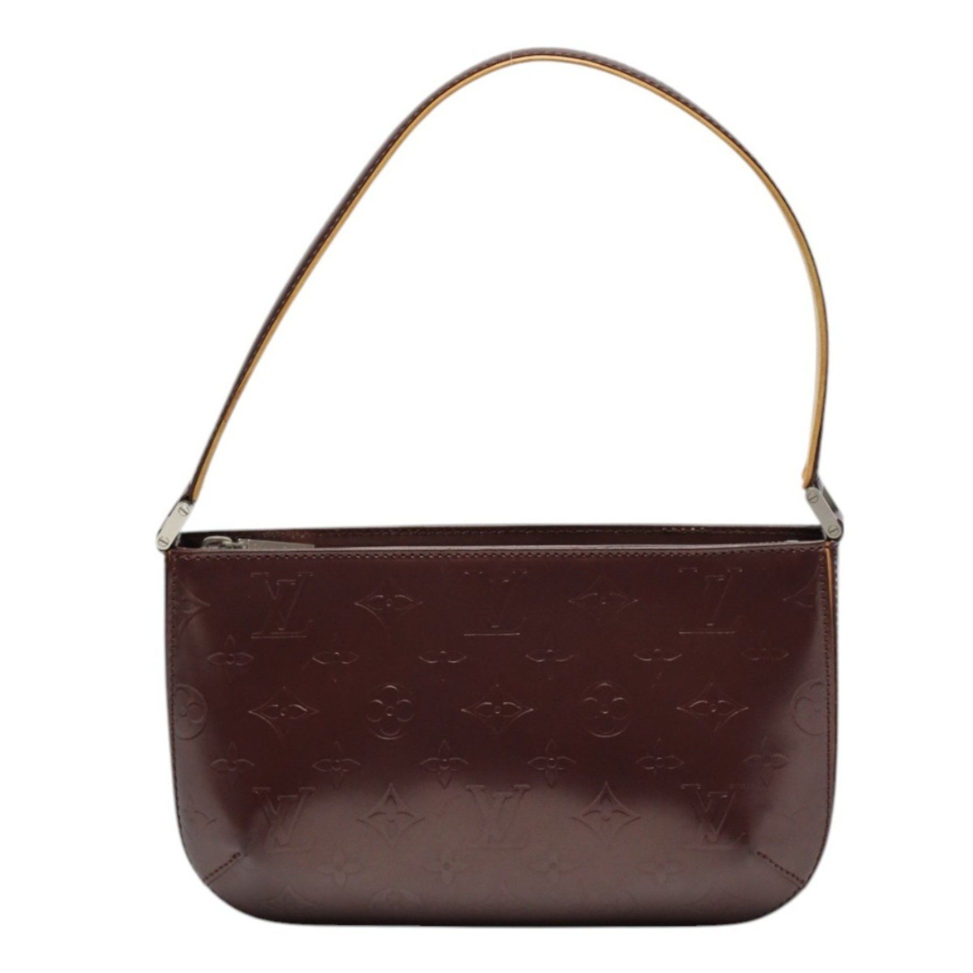 Louis Vuitton Louis Vuitton Handbag Bag Monogram Matte Faura M55146 Violet LV Size ONE SIZE - 1 Thumbnail