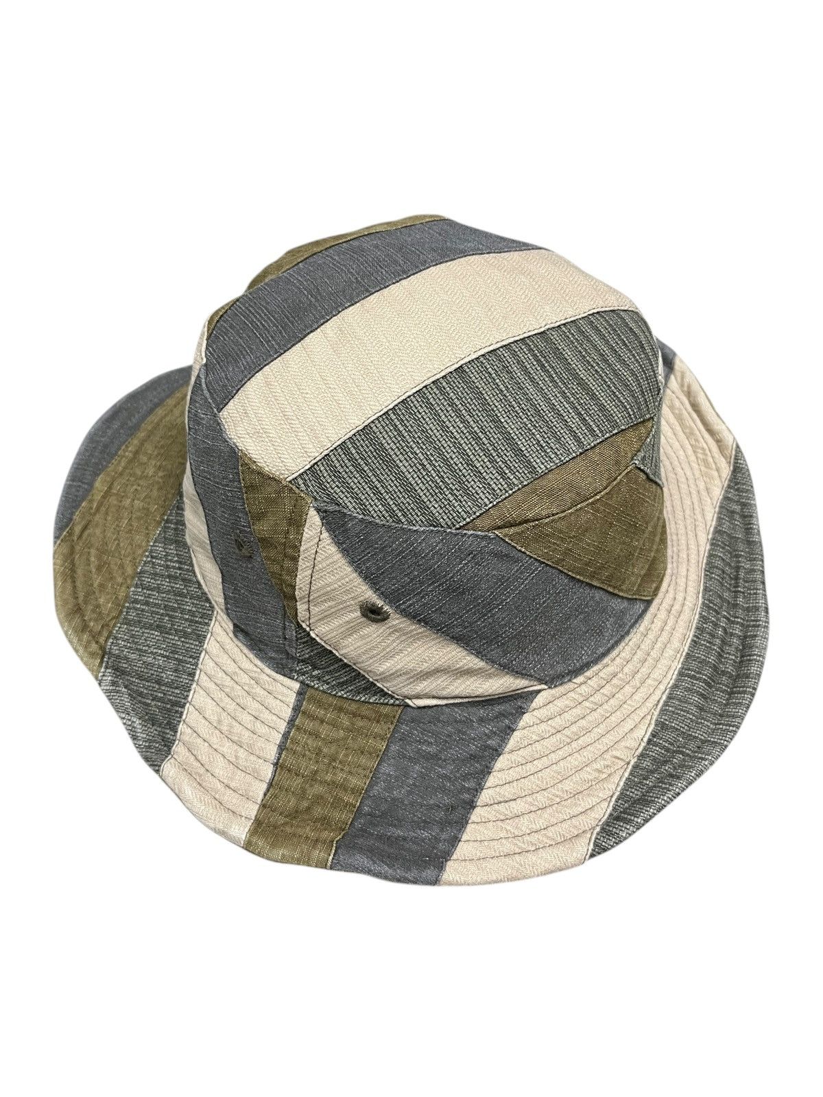 Designer 🔥FYE PATCHWORK REVERSIBLE Bucket Hat Inspired By Kapital Size ONE SIZE - 3 Thumbnail