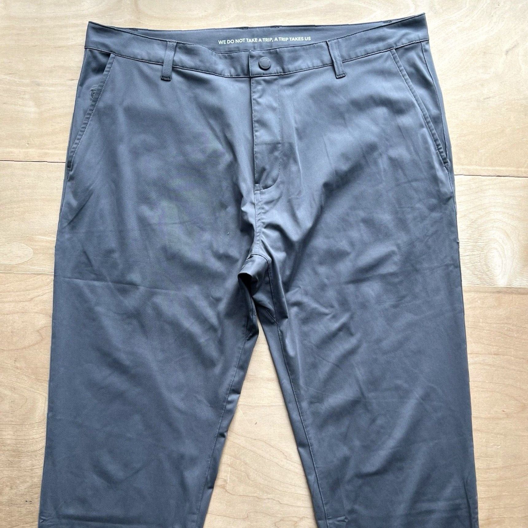 Rhone Rhone Commuter Pants 38 Gray Athletic Khakis Pants Men 38 Inseam 33 Breathable Lightweight Athleisure Casual Workwear Size US 38 / EU 54 - 3 Thumbnail