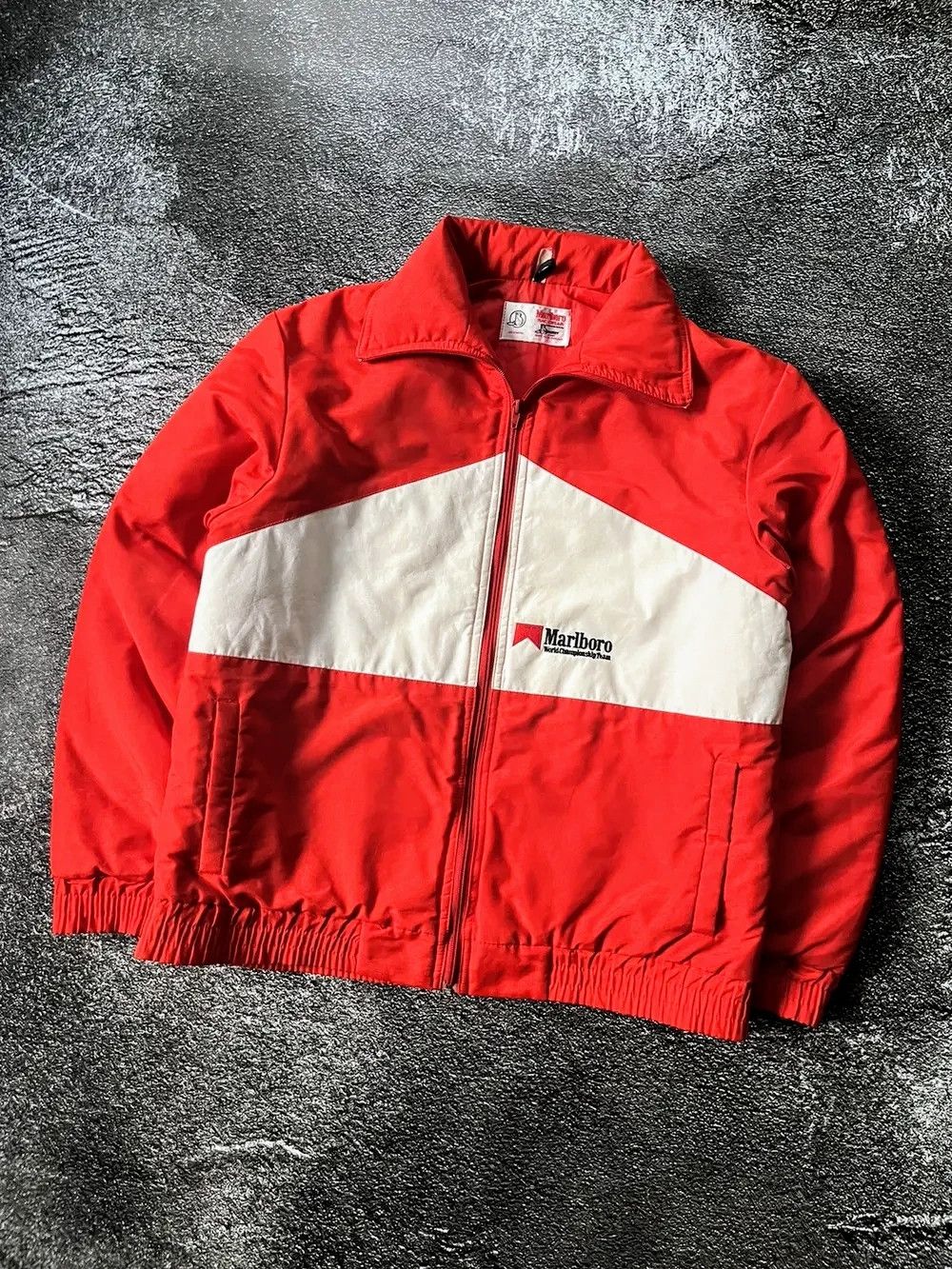 Marlboro 🔥 MARLBORO WORLD CHAMPIONSHIP RARE F1 RACING JACKET VINTAGE Size US S / EU 44-46 / 1 - 4 Thumbnail