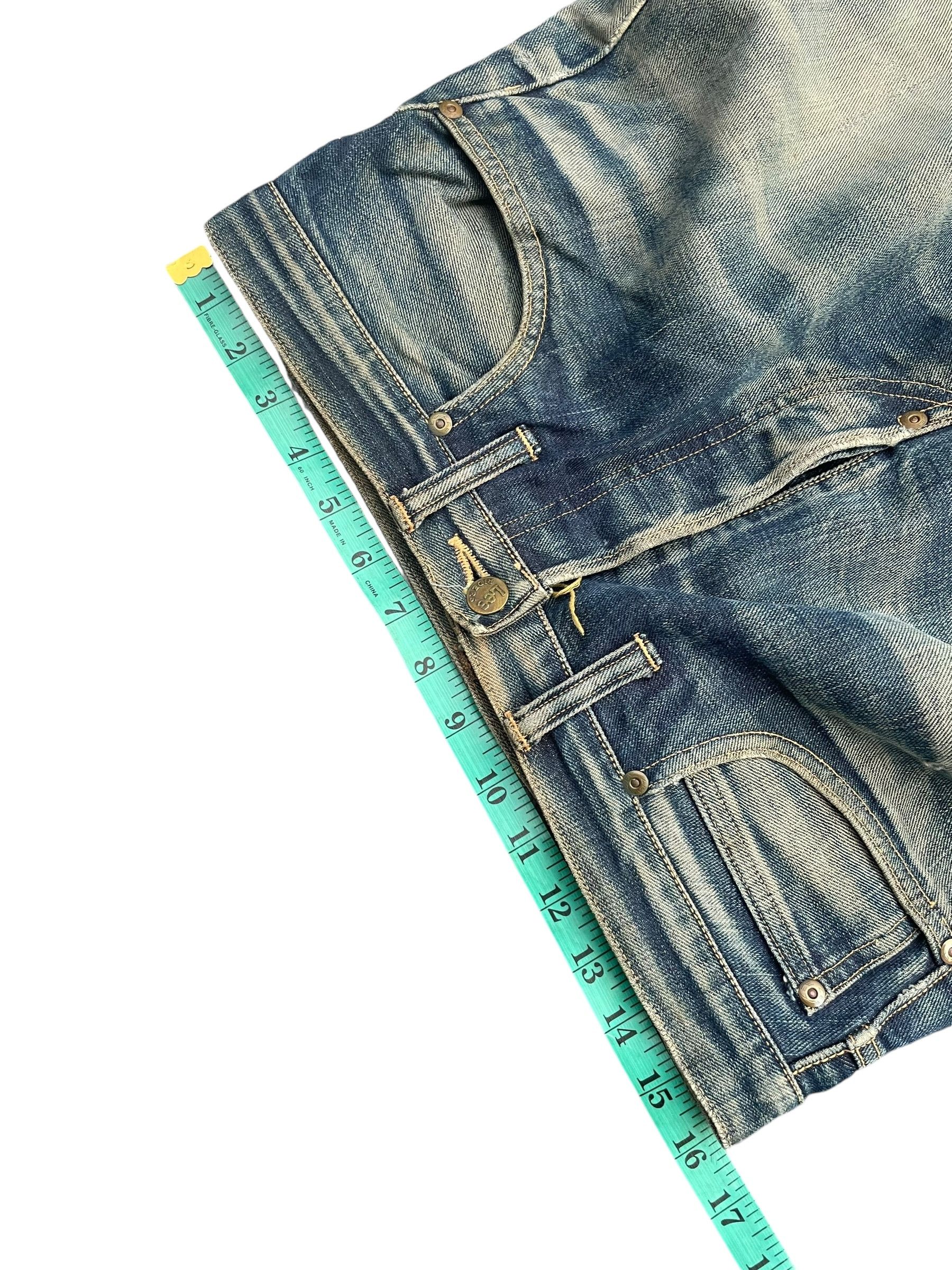 Lee Vintage Selvedge Lee Rider Distresed Denim Size US 32 / EU 48 - 18 Thumbnail