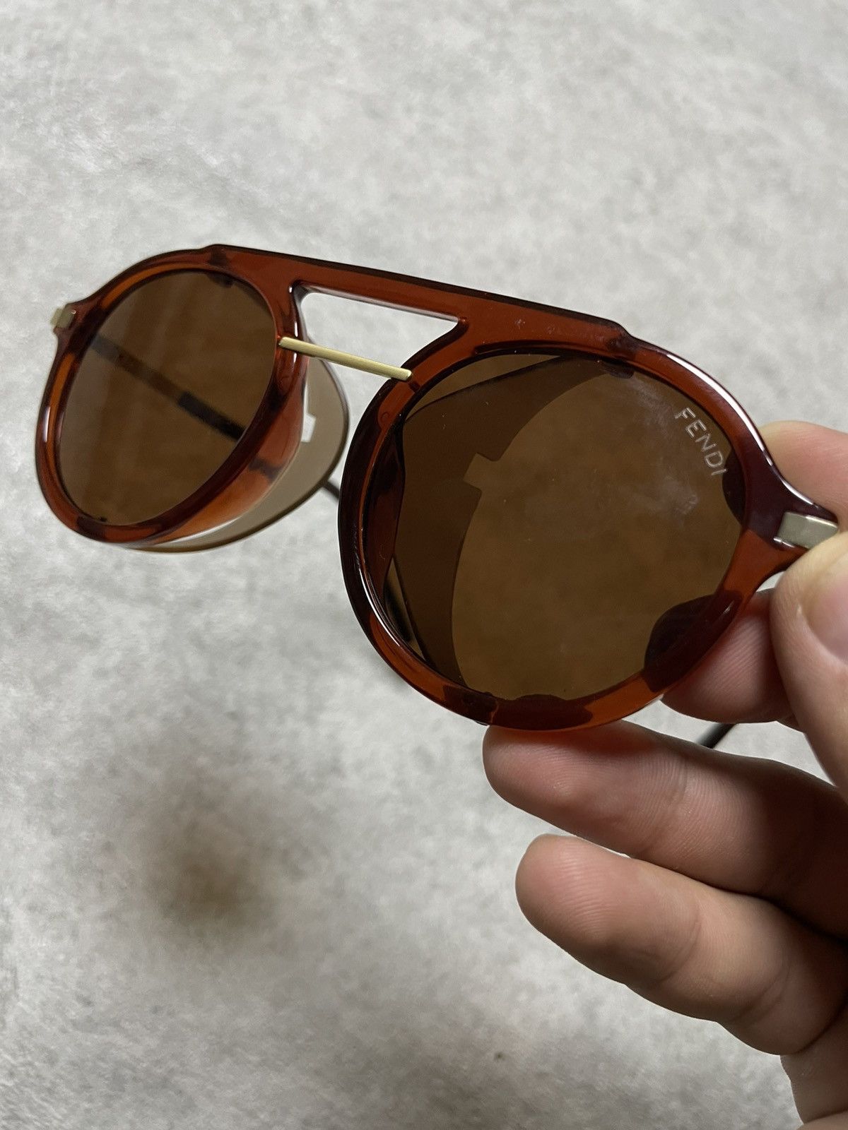 Fendi Vintage Fendi Cyber Double Lens Shades RRP 450$ Size ONE SIZE - 5 Thumbnail