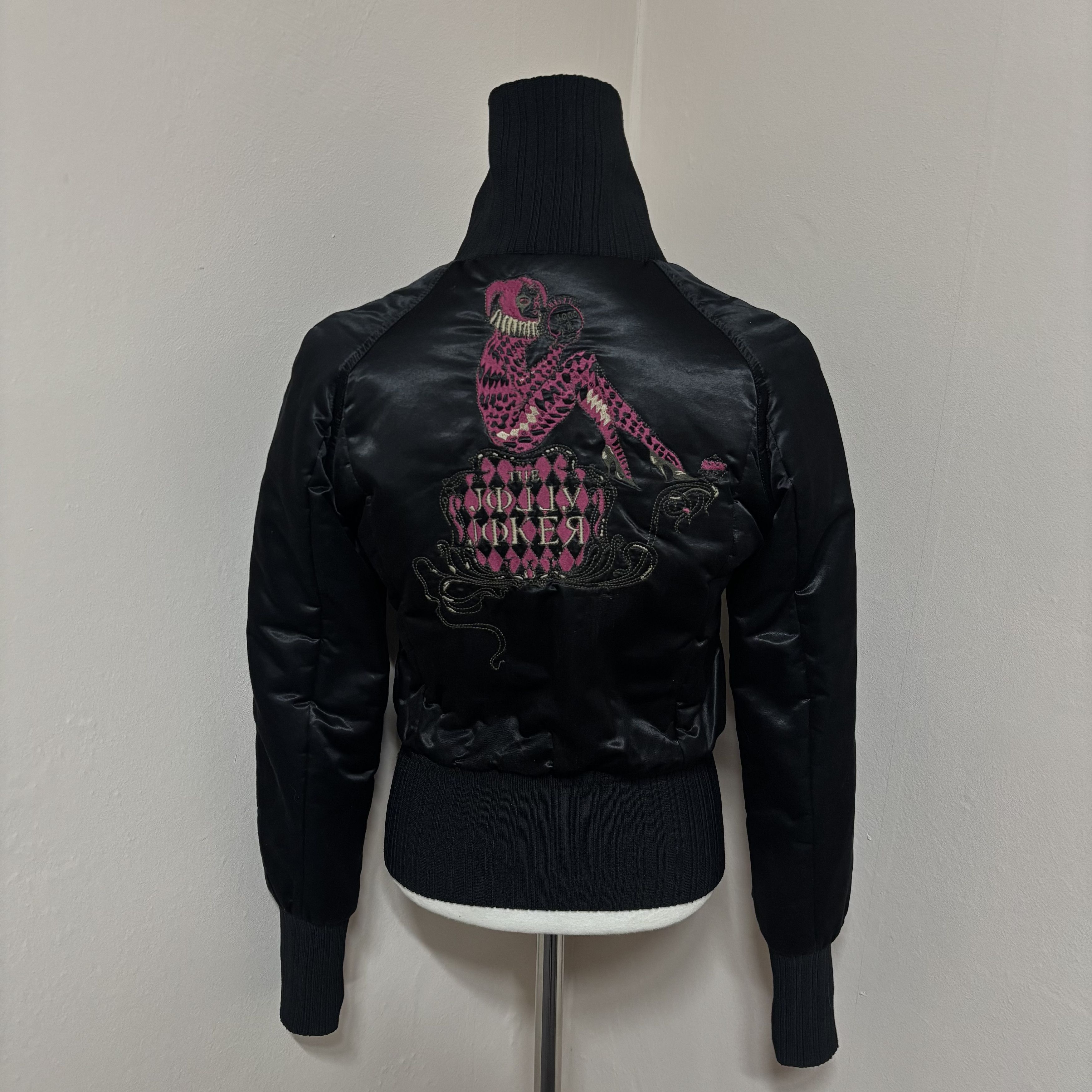 Diesel DIESEL Joker Embroidered Cropped Jacket Size XS / US 0-2 / IT 36-38 - 2 Thumbnail