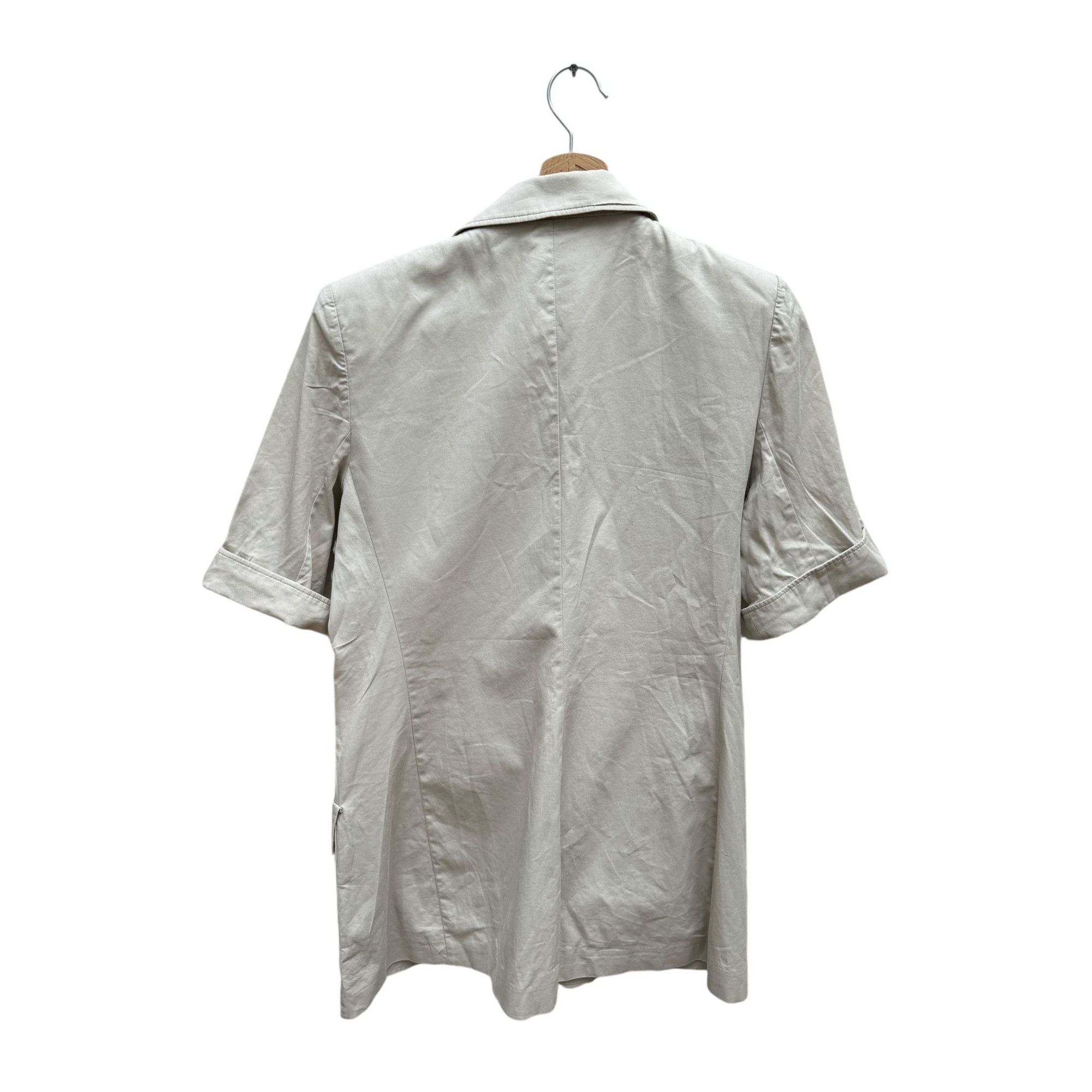 Yves Saint Laurent Iconic Vintage Beige Safari Saharian Shirt Size M / US 6-8 / IT 42-44 - 5 Thumbnail