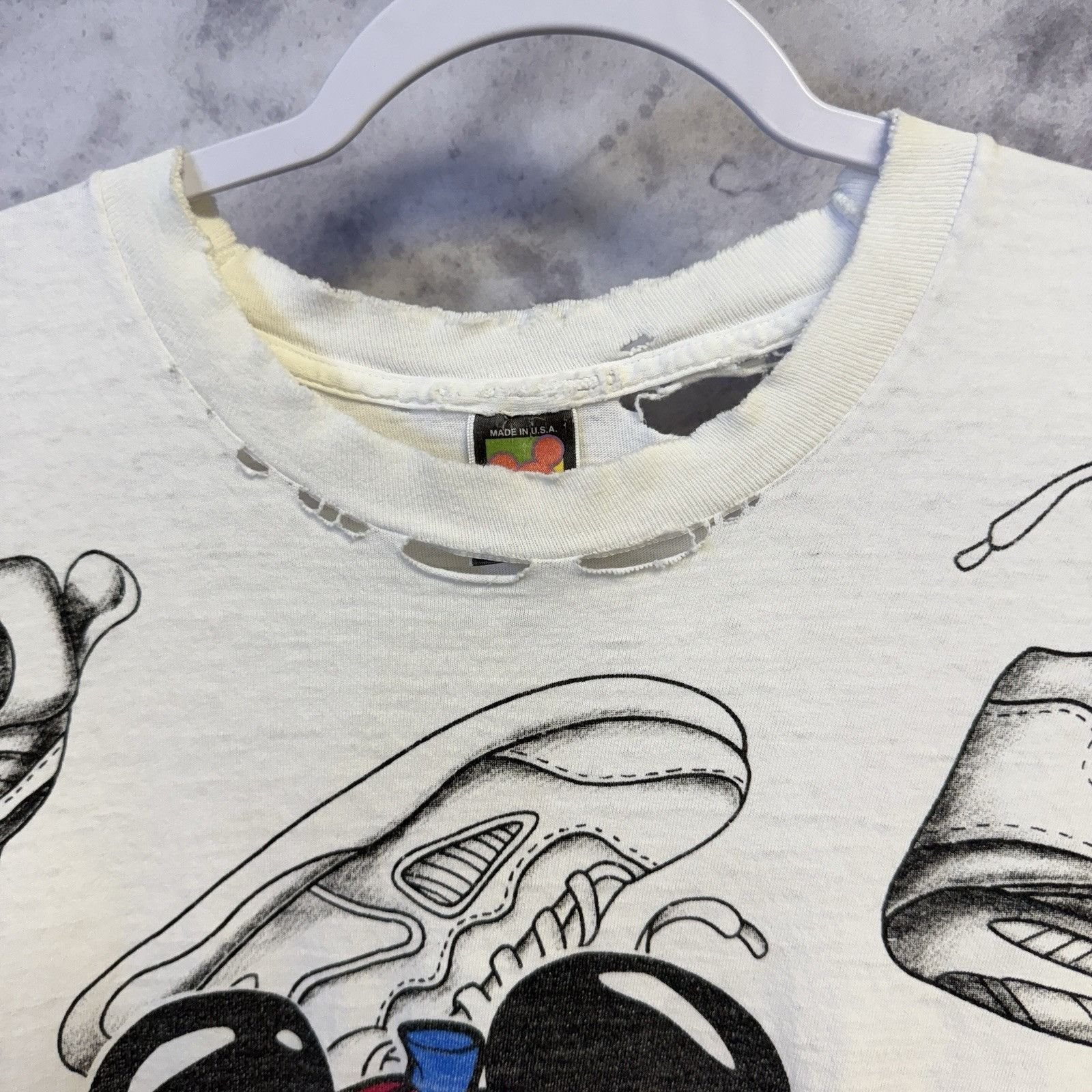 Disney Vintage 90s Mickey Mouse Hip Hop T Shirt Mens XL OSFA Unlimi Size US XXL / EU 58 / 5 - 3 Thumbnail