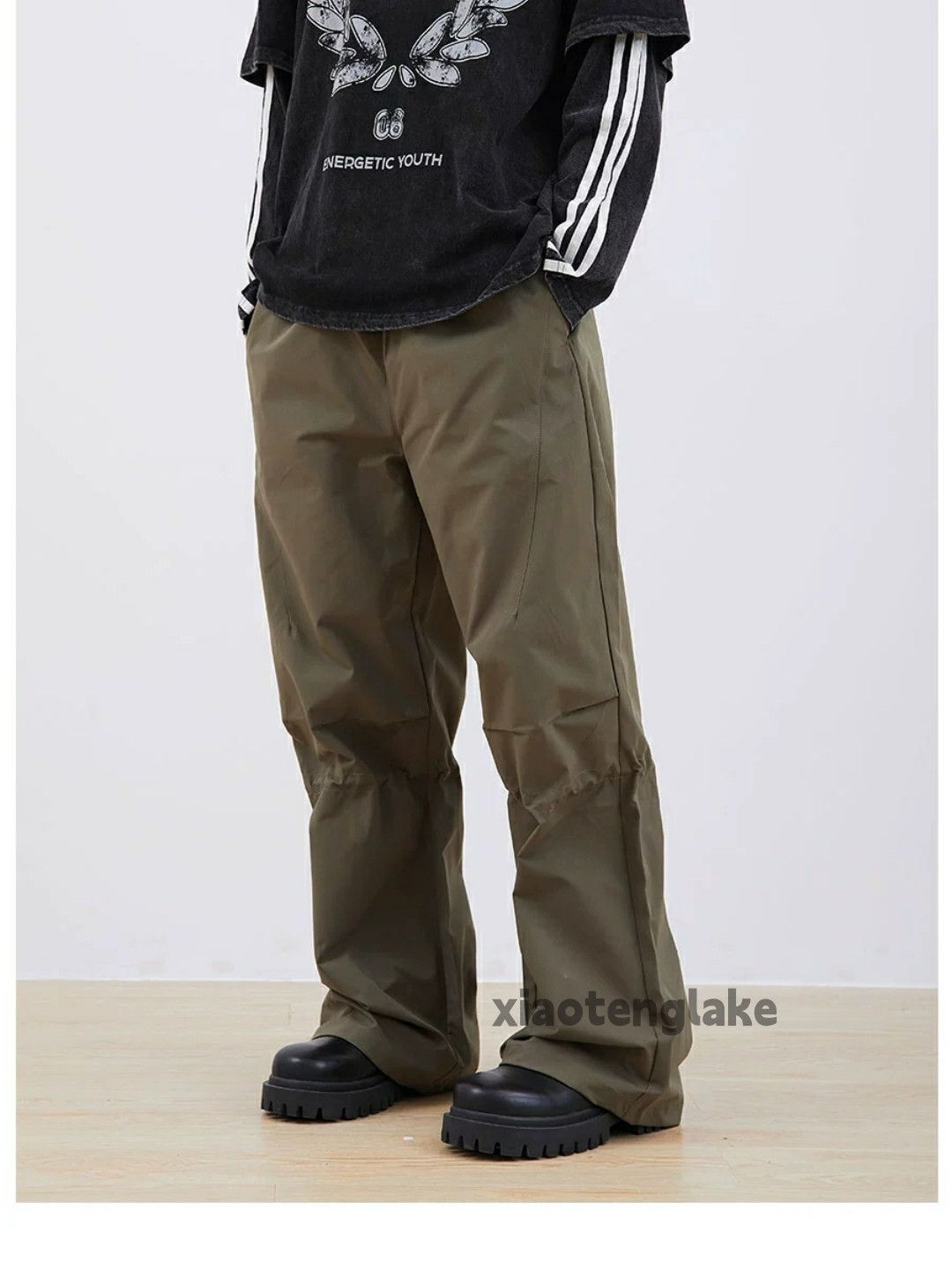 Designer × Japanese Brand × Vintage outdoor sports utility pleated loose baggy pants Size US 32 / EU 48 - 4 Thumbnail