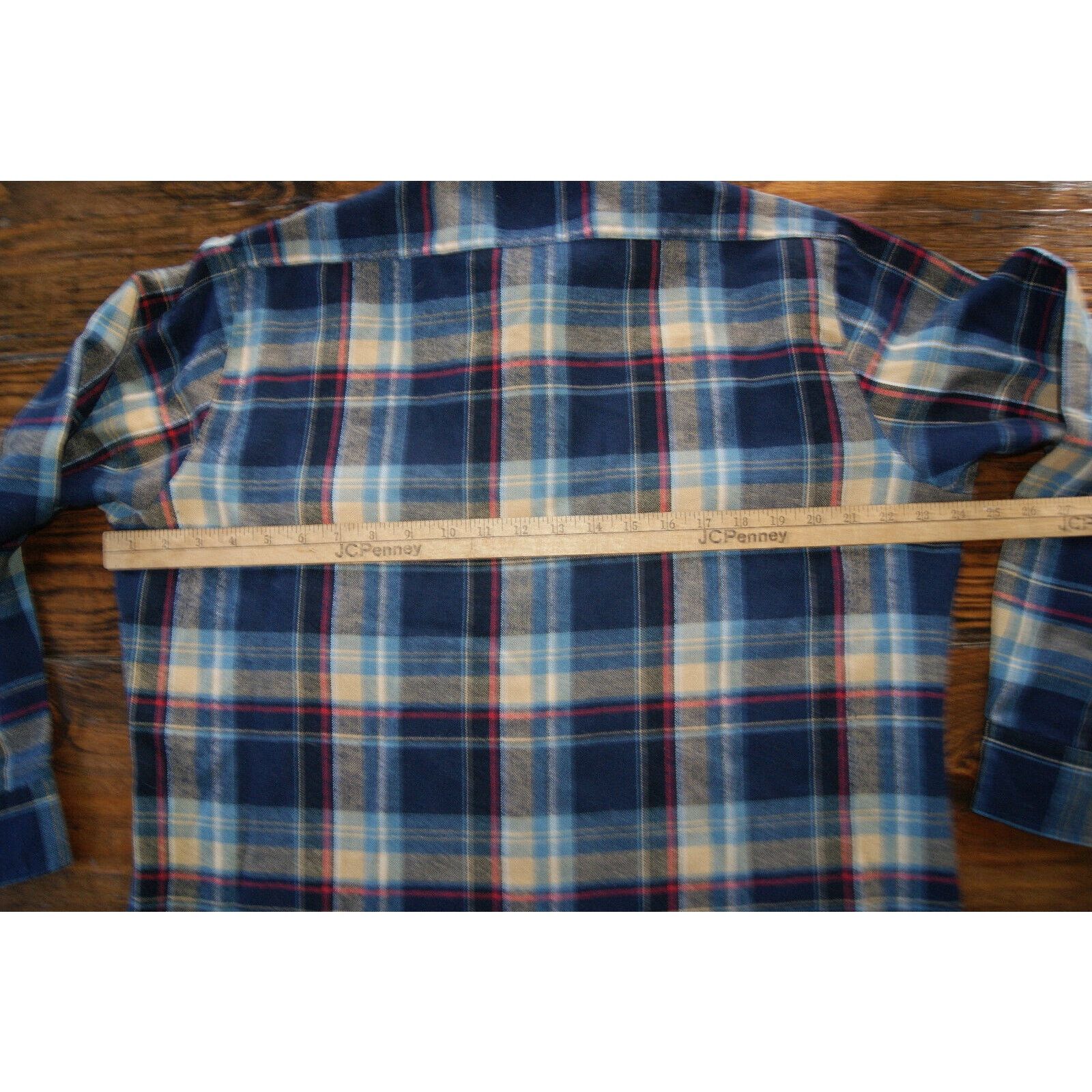 Sears VTG Sears Mens Shirt L Acrylic Flannel Outdoor Woodsman 70s Size US L / EU 52-54 / 3 - 8 Thumbnail