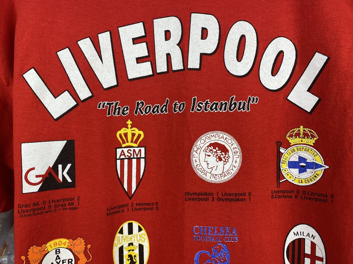 Vintage Soccer T-Shirt Liverpool Milan Final Istanbul 2005 Football Size US M / EU 48-50 / 2 - 13 Thumbnail