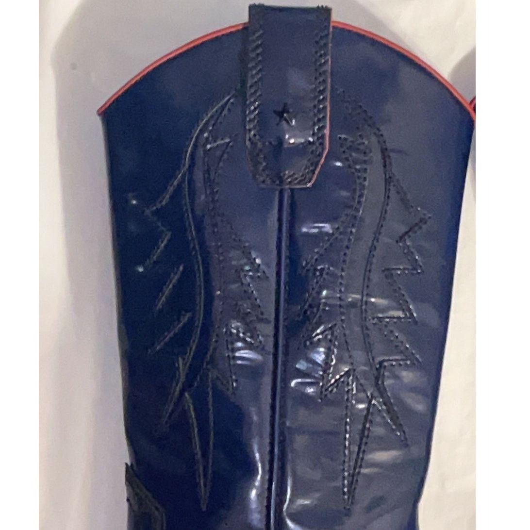Diesel Diesel Women Twilight/Midnight Blue Western Boots With Box Size US 6 / IT 36 - 14 Thumbnail
