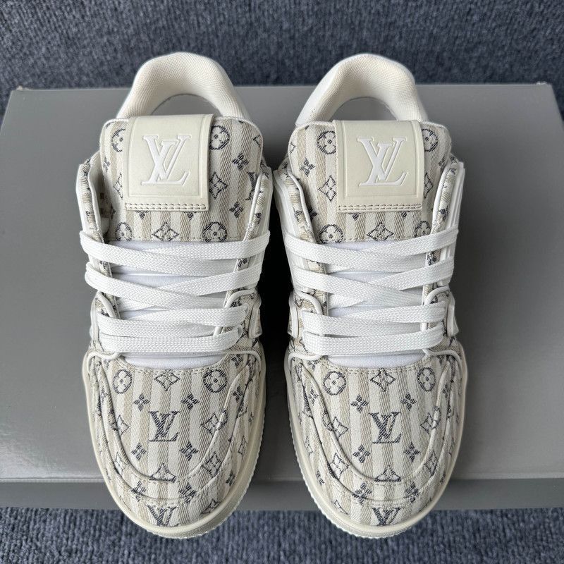 Louis Vuitton Louis Vuitton Trainer Low Top Fashion Sneakers -2508 Size US 6.5 / EU 39-40 - 2 Thumbnail