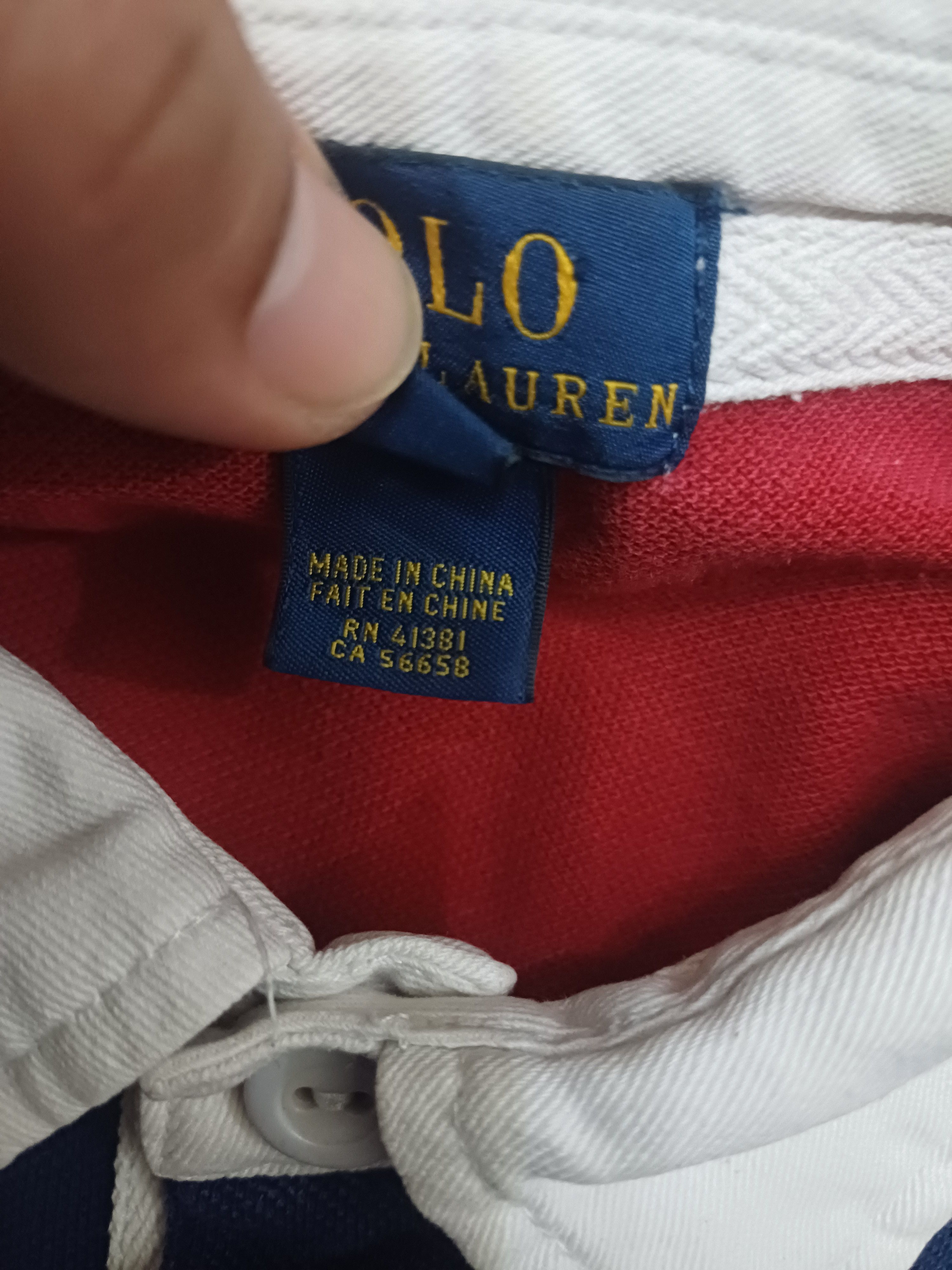 Designer × Polo Ralph Lauren × Rugby Ralph Lauren Nice block colour polo no. 3 rugby design 🔥🔥🔥 Size US S / EU 44-46 / 1 - 11 Thumbnail