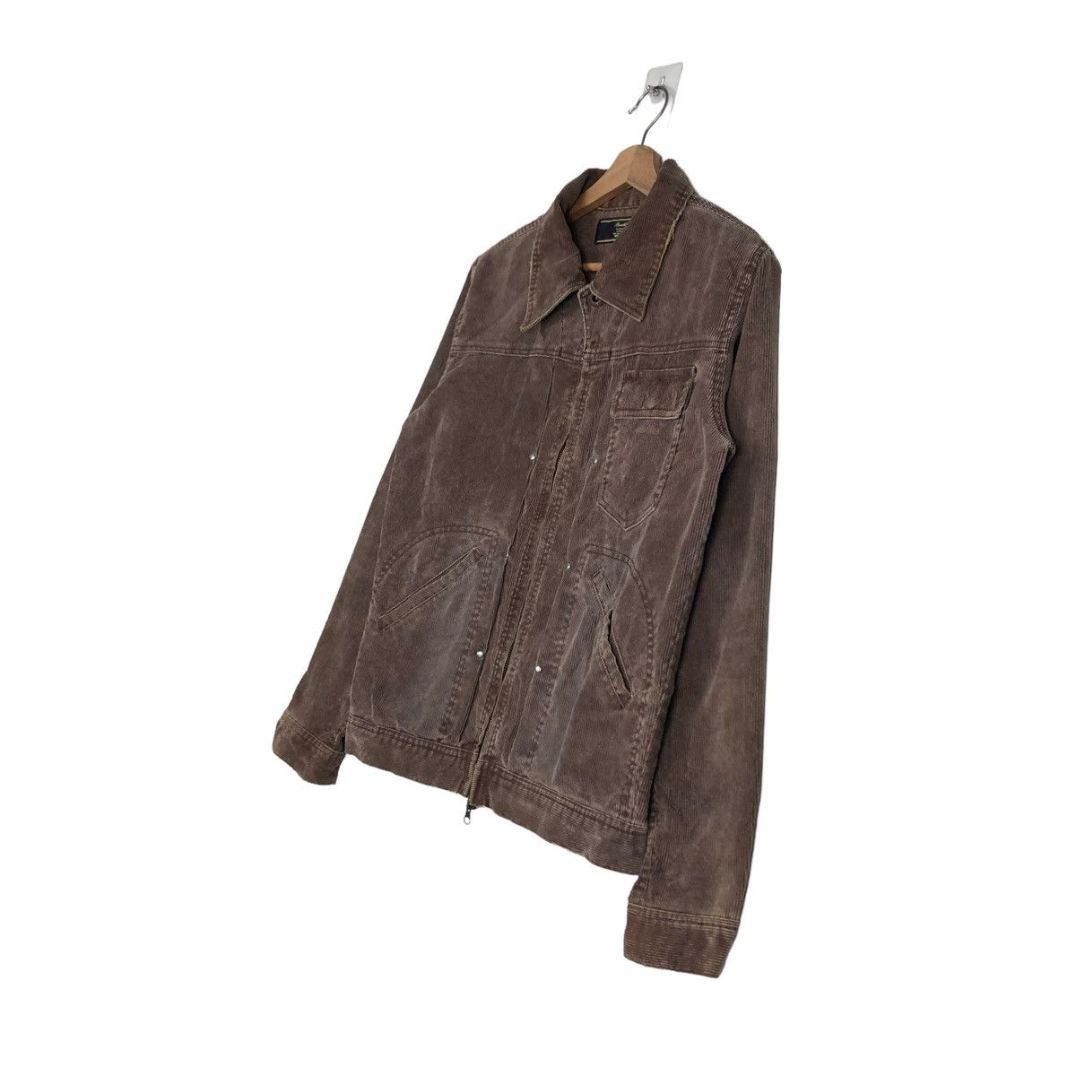 Hysteric Glamour VINTAGE TRUCKER BIKER JACKET CORDUROY BREATHMINT NUMBERNINE Size US M / EU 48-50 / 2 - 2 Thumbnail