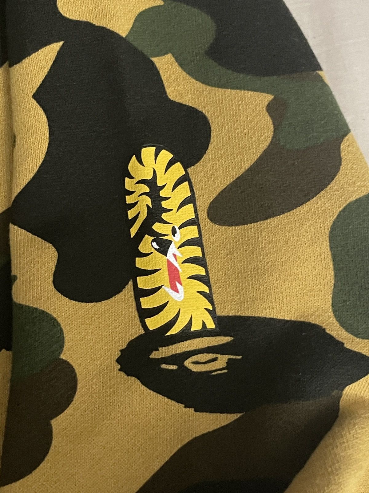 Bape BAPE PONR Shark Full Zip Hoodie Yellow Size US M / EU 48-50 / 2 - 7 Thumbnail