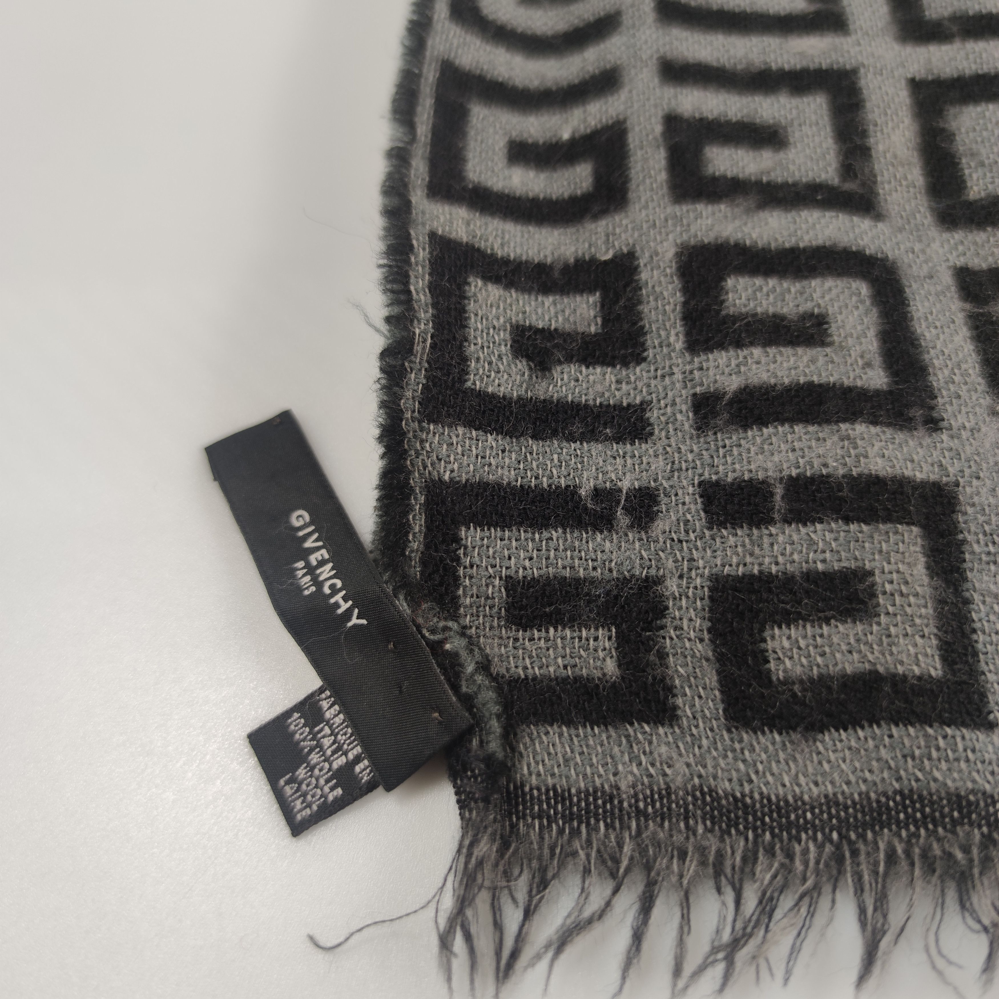 Givenchy Givenchy Monogram Scarf/Muffler/Wool S438 Size ONE SIZE - 5 Thumbnail