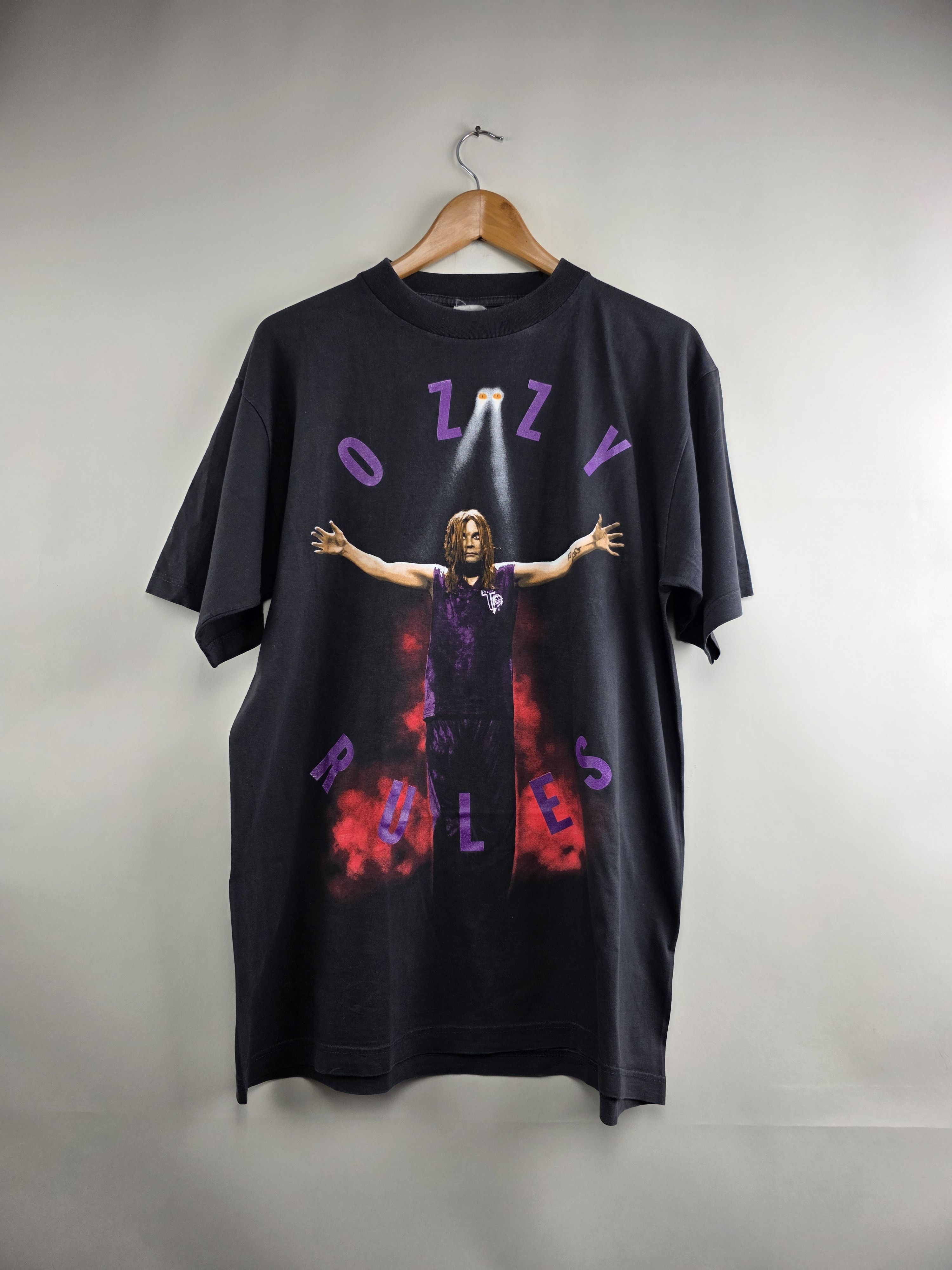 Band Tees × Ozzy Osbourne × Vintage 1996 Ozzy Osbourne Ozzy Rules L 22" 30" Size US L / EU 52-54 / 3 - 7 Thumbnail