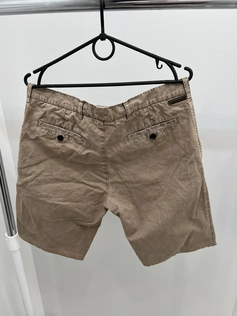 Prada Prada Brown Leather Label Shorts Size US 30 / EU 46 - 2 Thumbnail