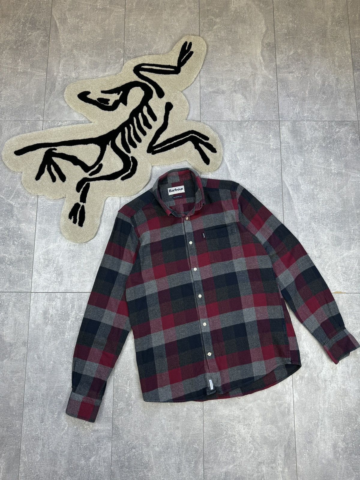 Barbour × Vintage Mens BARBOUR STAPLETON ANGUS shirts button up tweed size M Size US M / EU 48-50 / 2 - 17 Thumbnail