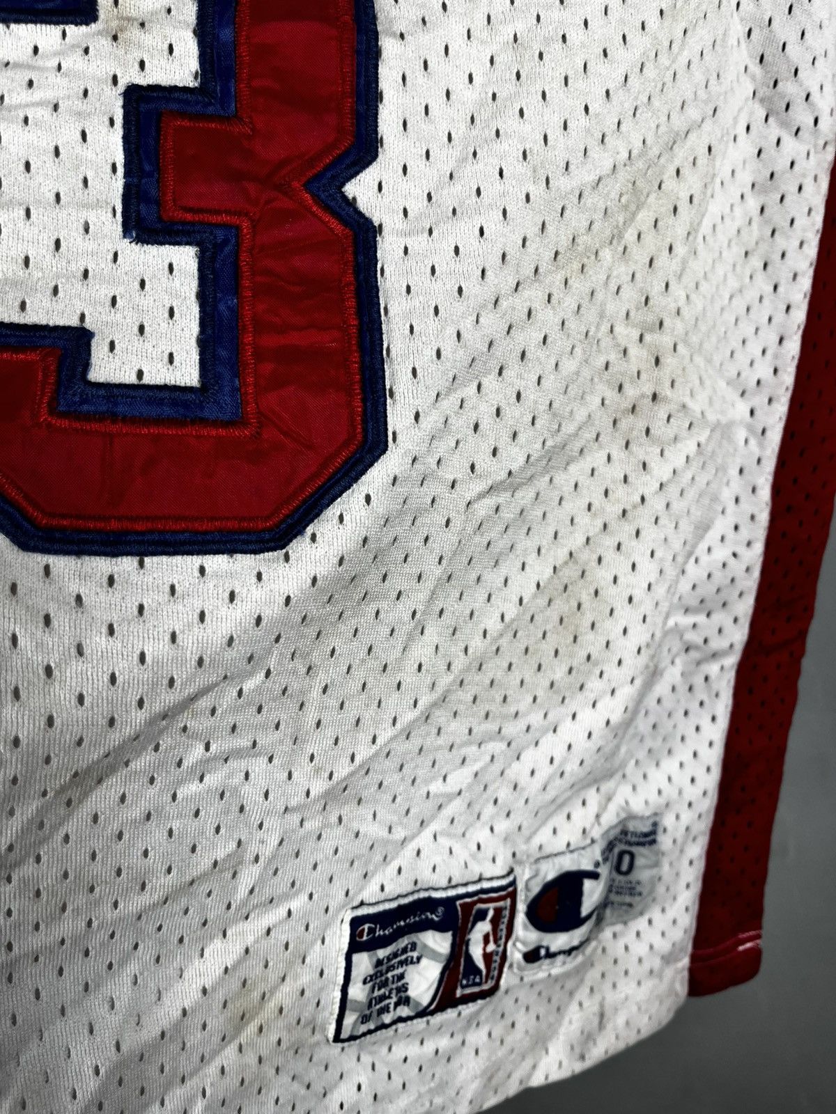 Vintage Champion Detroit Pistons Basketball Jersey Ben Wallace Size US M / EU 48-50 / 2 - 6 Thumbnail